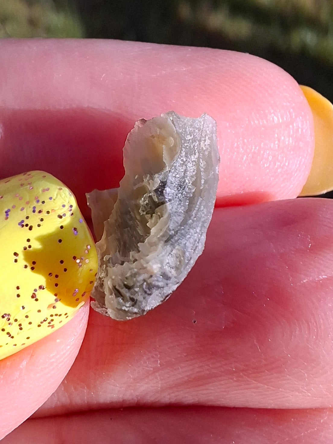 Moldavite Piece, 0.68g, Tektite (Ref: 1481)