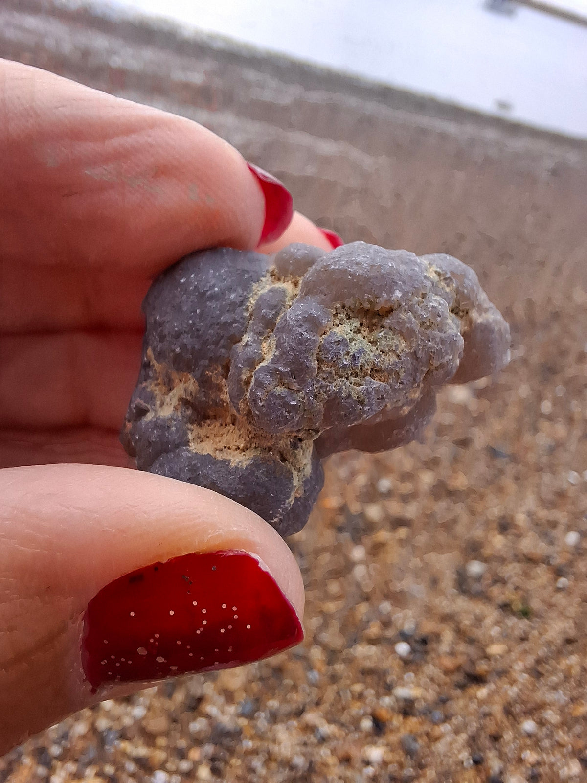Nebula Chalcedony, 16.92g, Fossil (Ref: NC6)