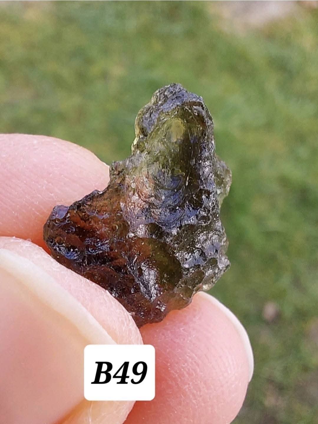 Moldavite Piece, 1.48g, Tektite (Ref: B49)