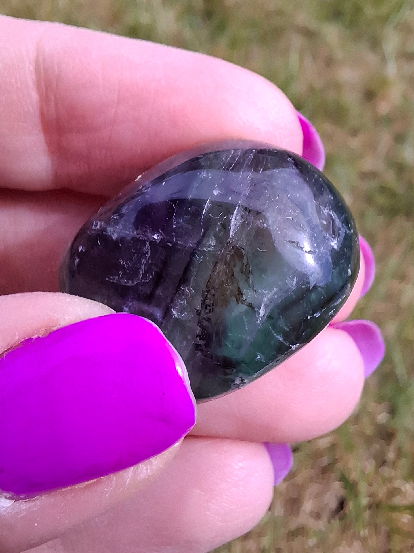 Fluorite, Tumble Stone, Crystal (Ref: T57)