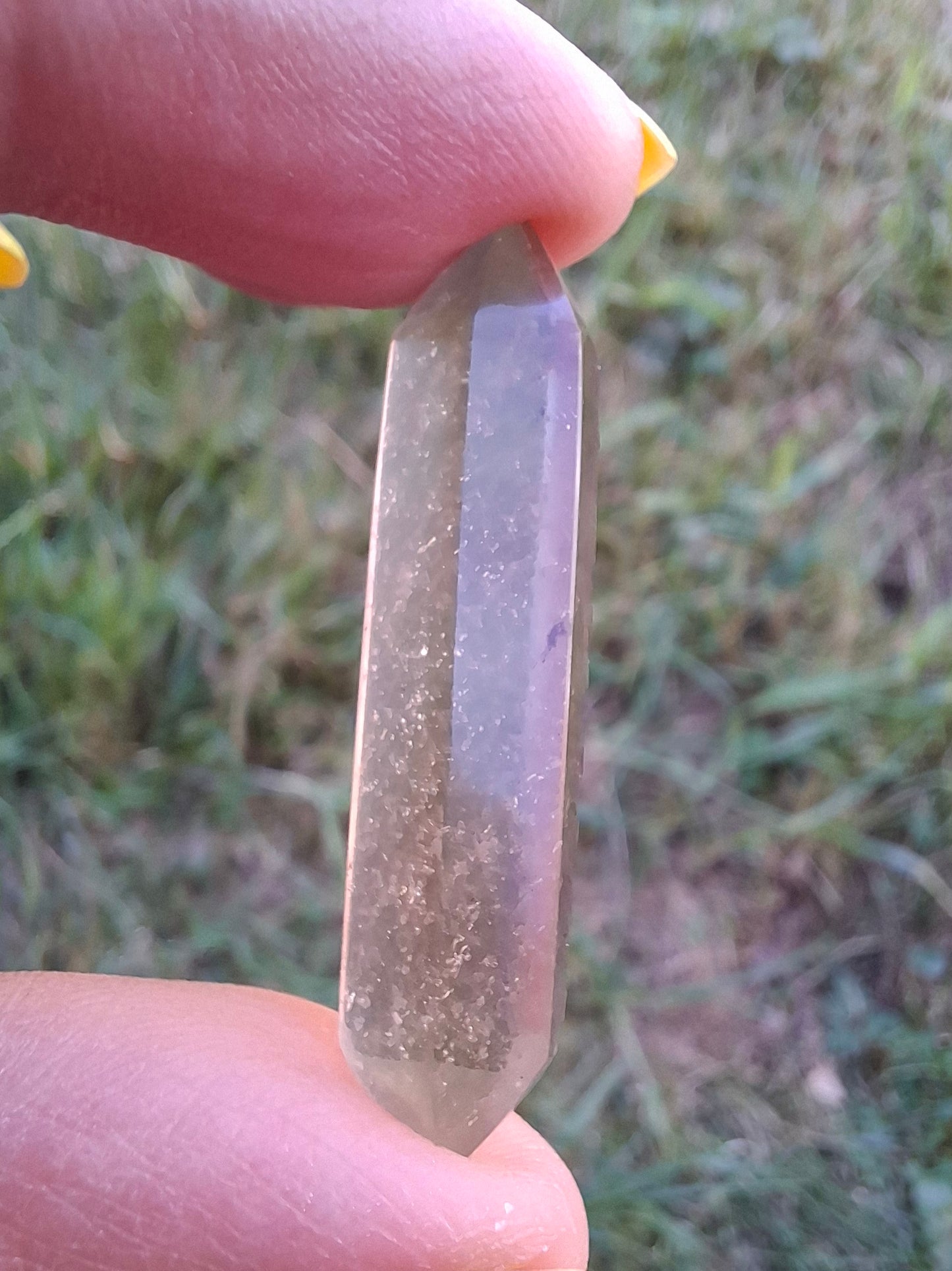 Libyan Desert Glass DT Carving, 4.51g, Tektite (Ref: LDT4)