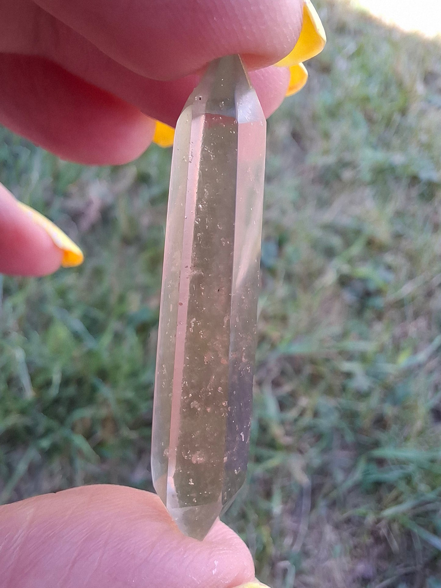 Libyan Desert Glass DT Carving, 4.71g, Tektite (Ref: LDT2)