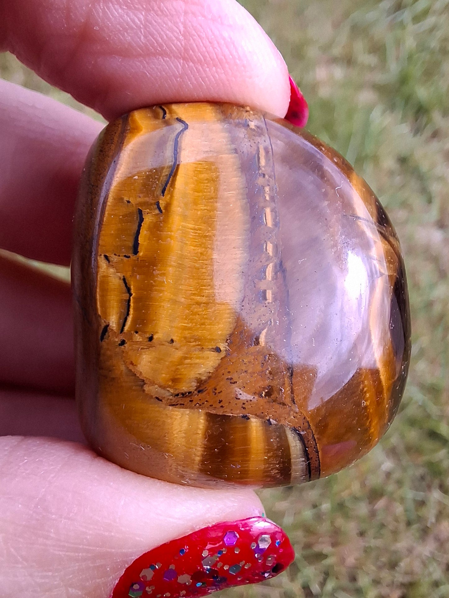Tigers Eye, Tumble Stone, Crystal (Ref: T134)