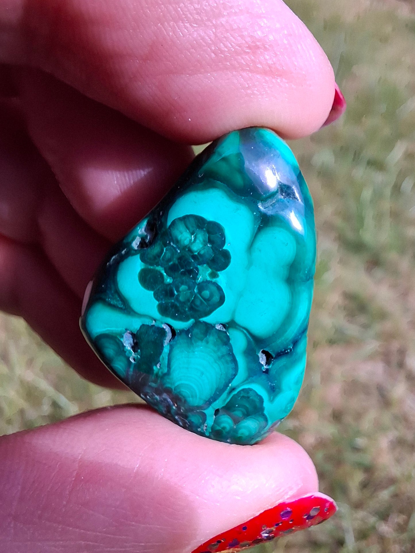 Malachite, Tumble Stone, Crystal (Ref: T157)