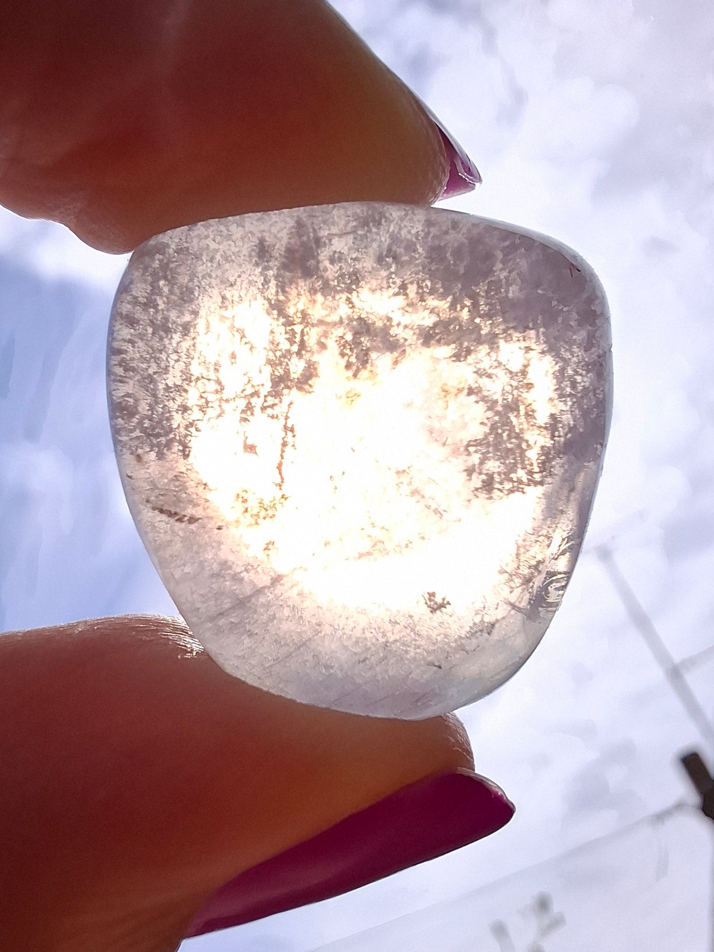 Fluorite, Tumble Stone, Crystal (Ref: T59)
