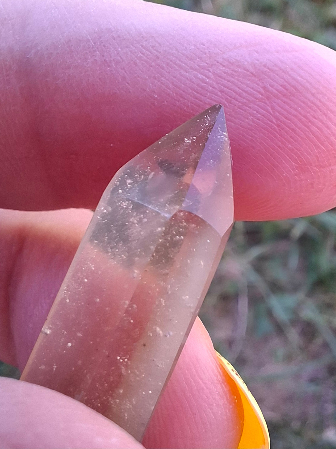 Libyan Desert Glass DT Carving, 4.57g, Tektite (Ref: LDT8)