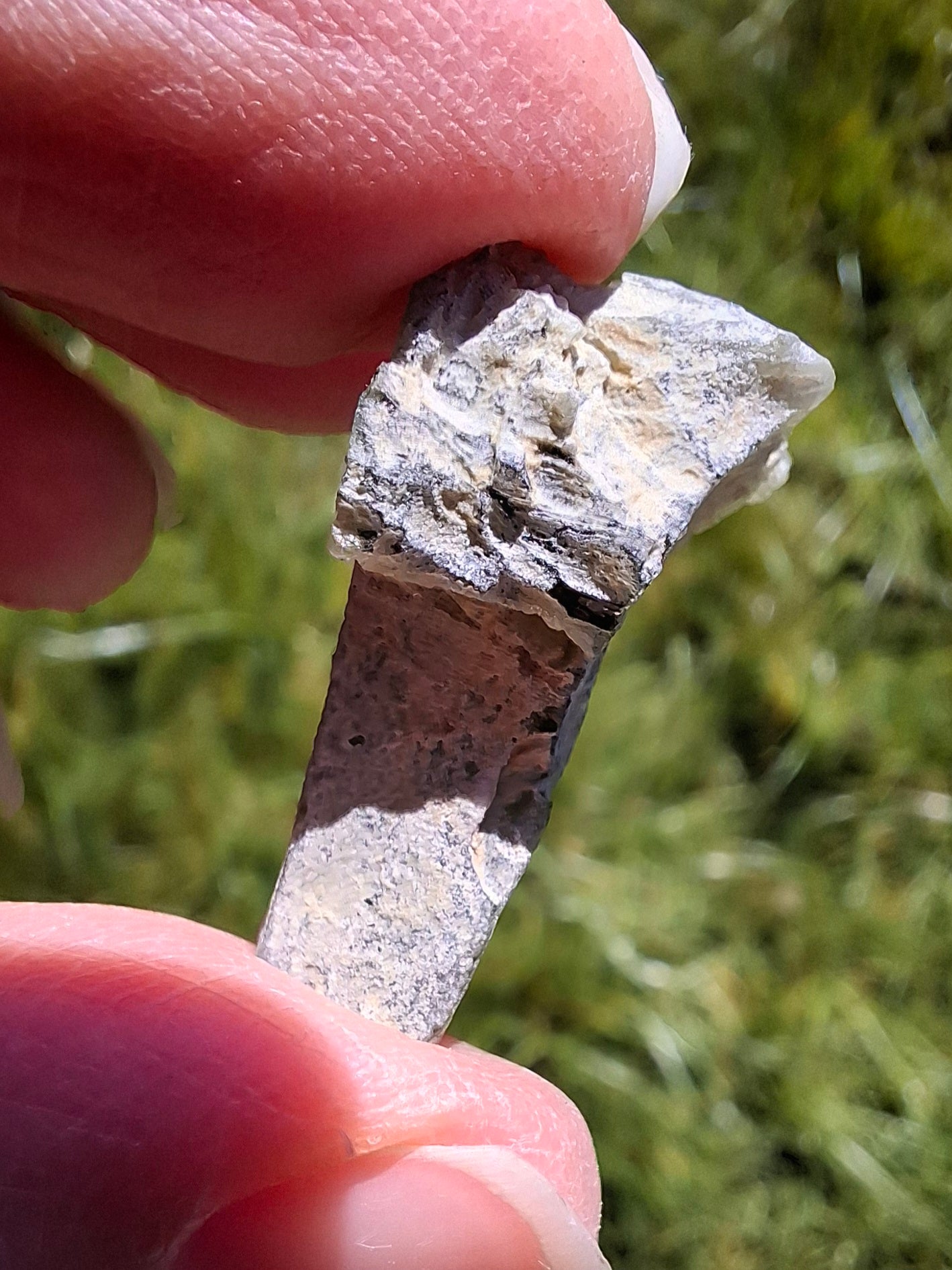 Moldavite Piece, SNOWFLAKE, FROSTED, BARTOCHOV, 3.47g, Tektite (Ref: 1364)