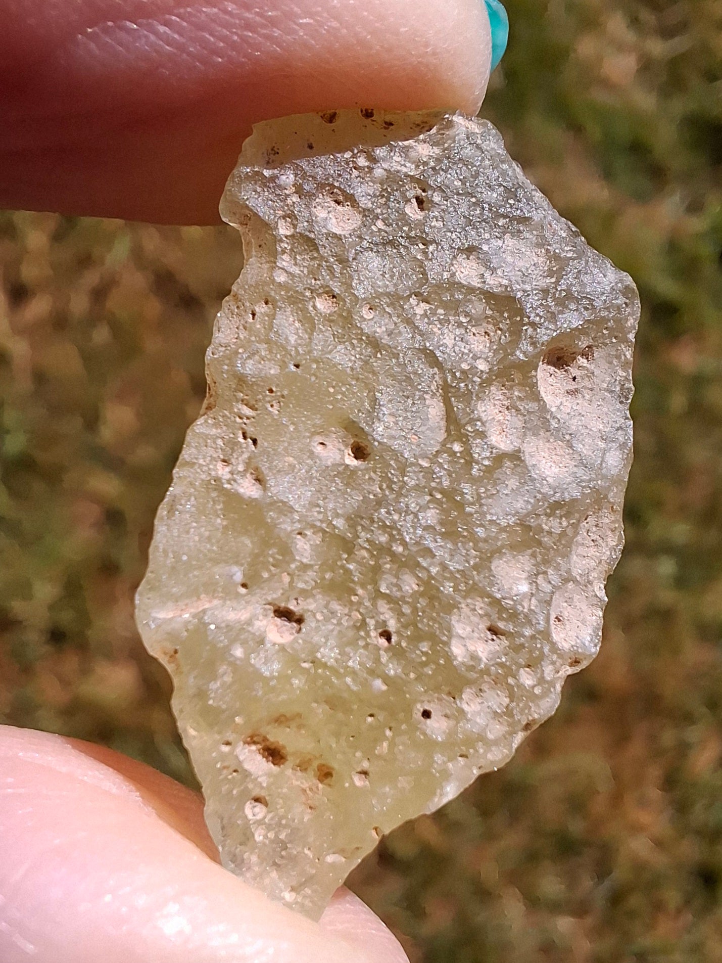 Libyan Desert Glass Piece 6.33g, Tektite