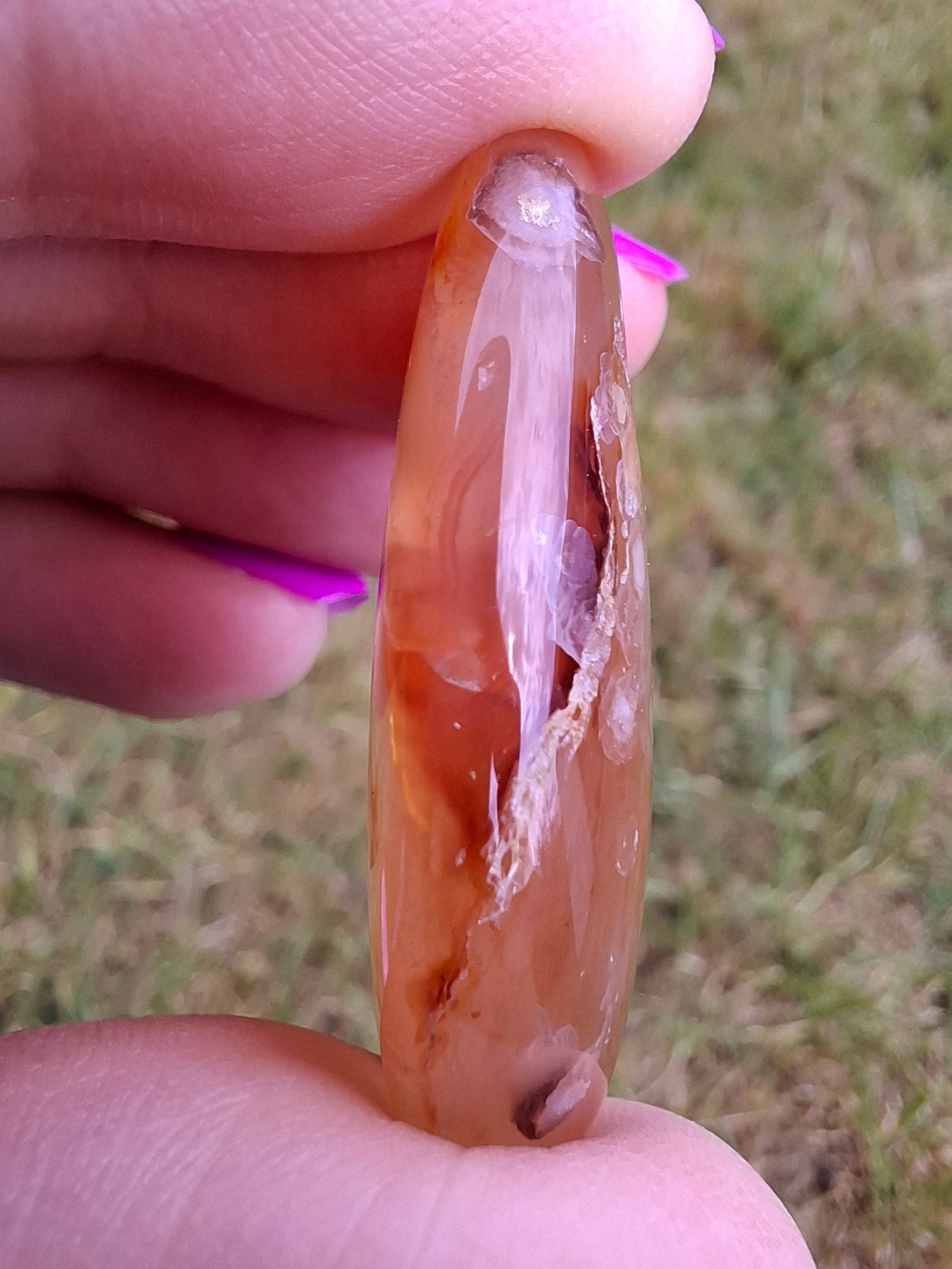 Carnelian, Tumble Stone, Crystal (Ref: T64)