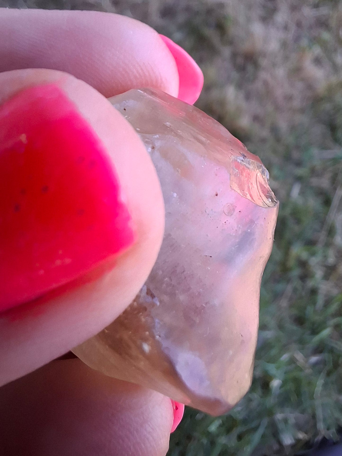 Libyan Desert Glass (darker) Piece, 12.00g, Tektite (Ref: L1377)