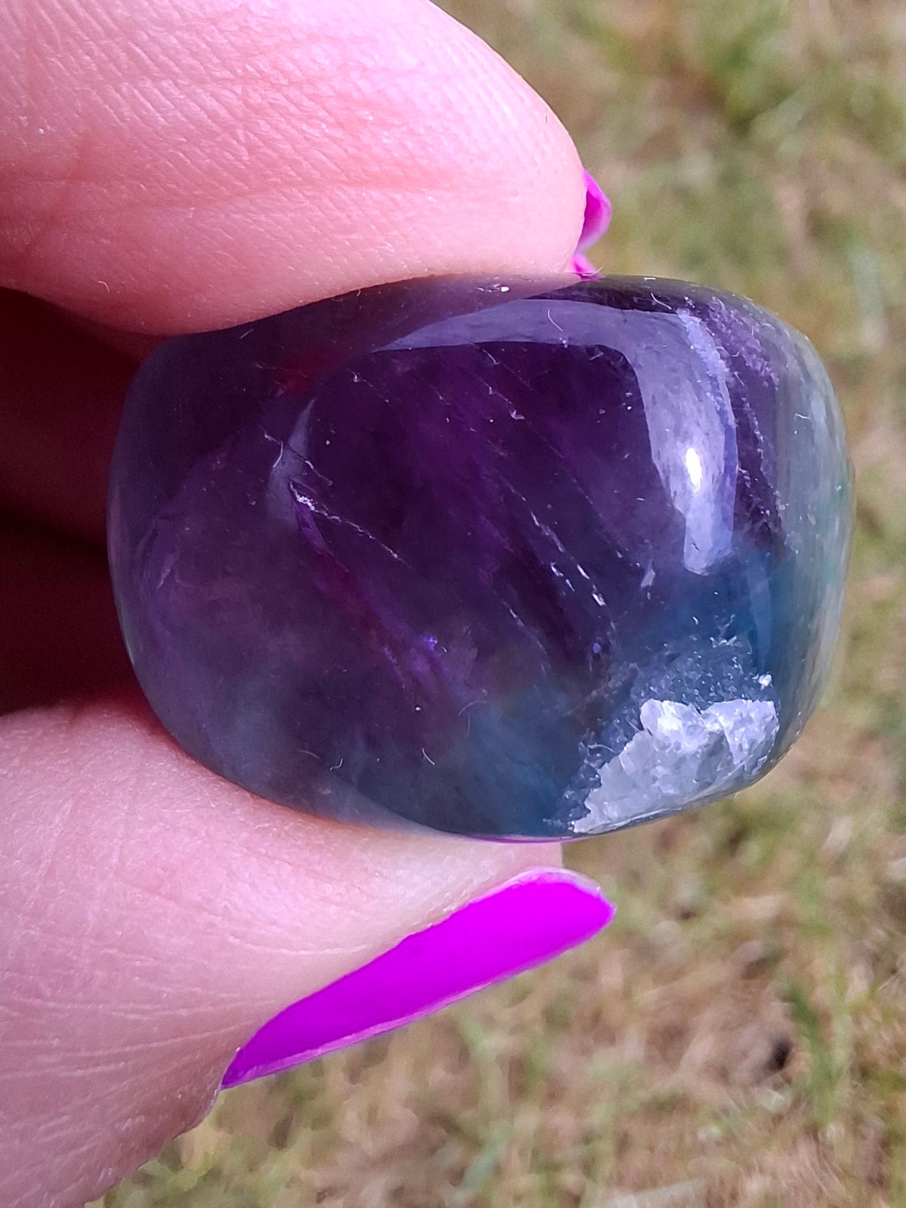 Fluorite, Tumble Stone, Crystal (Ref: T55)