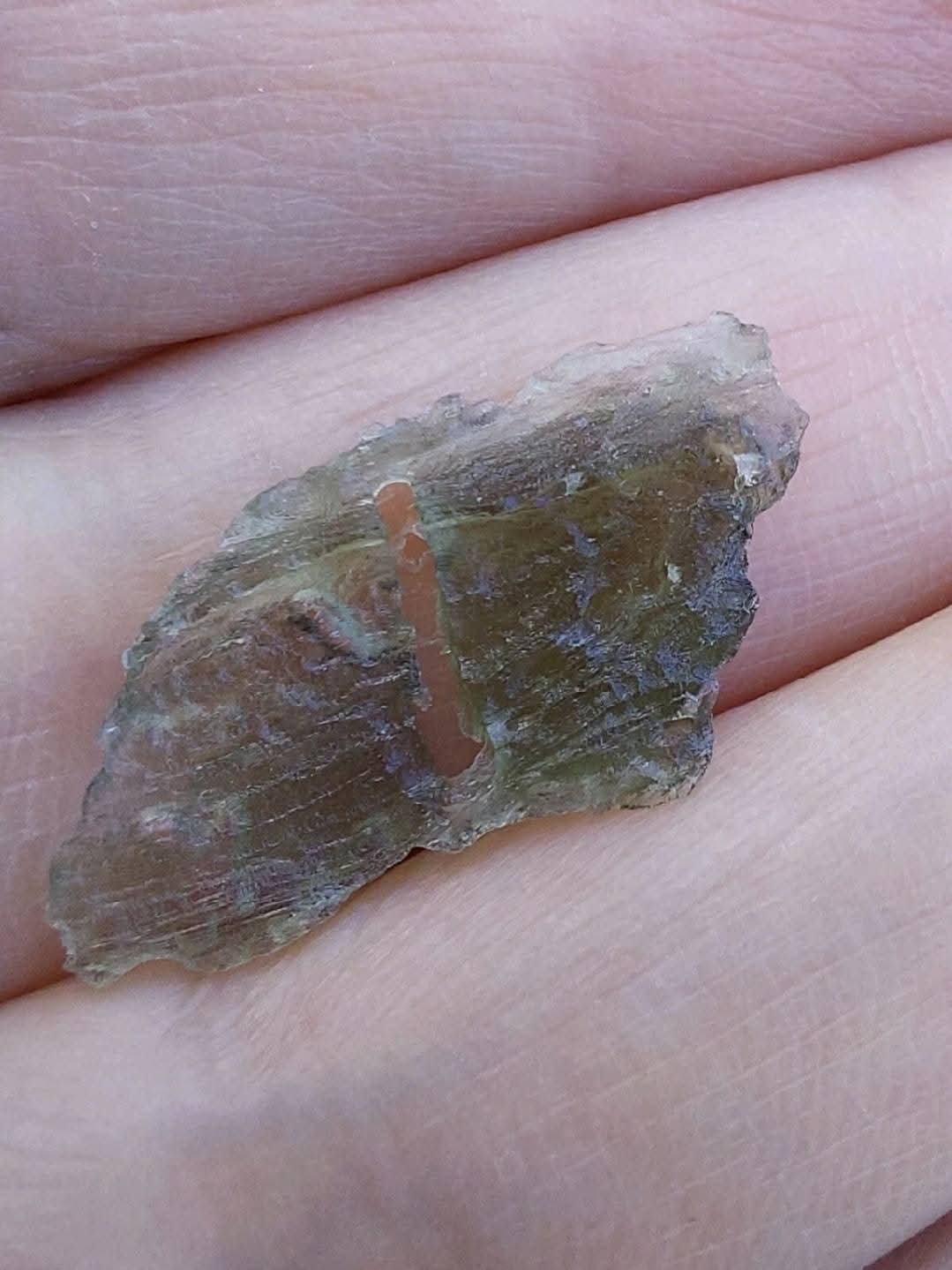Moldavite Piece, 0.63g, Tektite (Ref: 776)