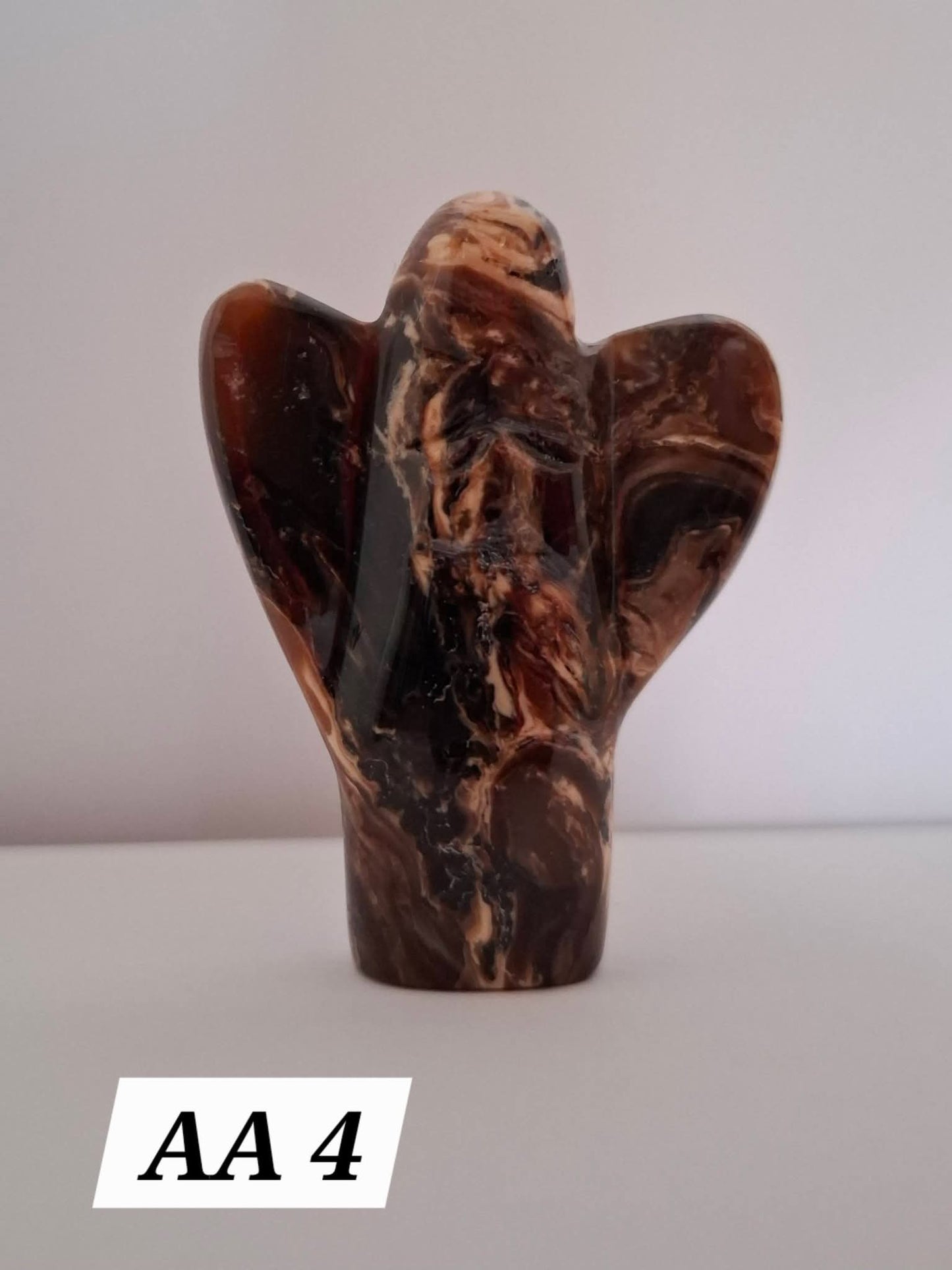 Red Amber Angel, 15.65g, Carving, Fossil (Ref: AA4)