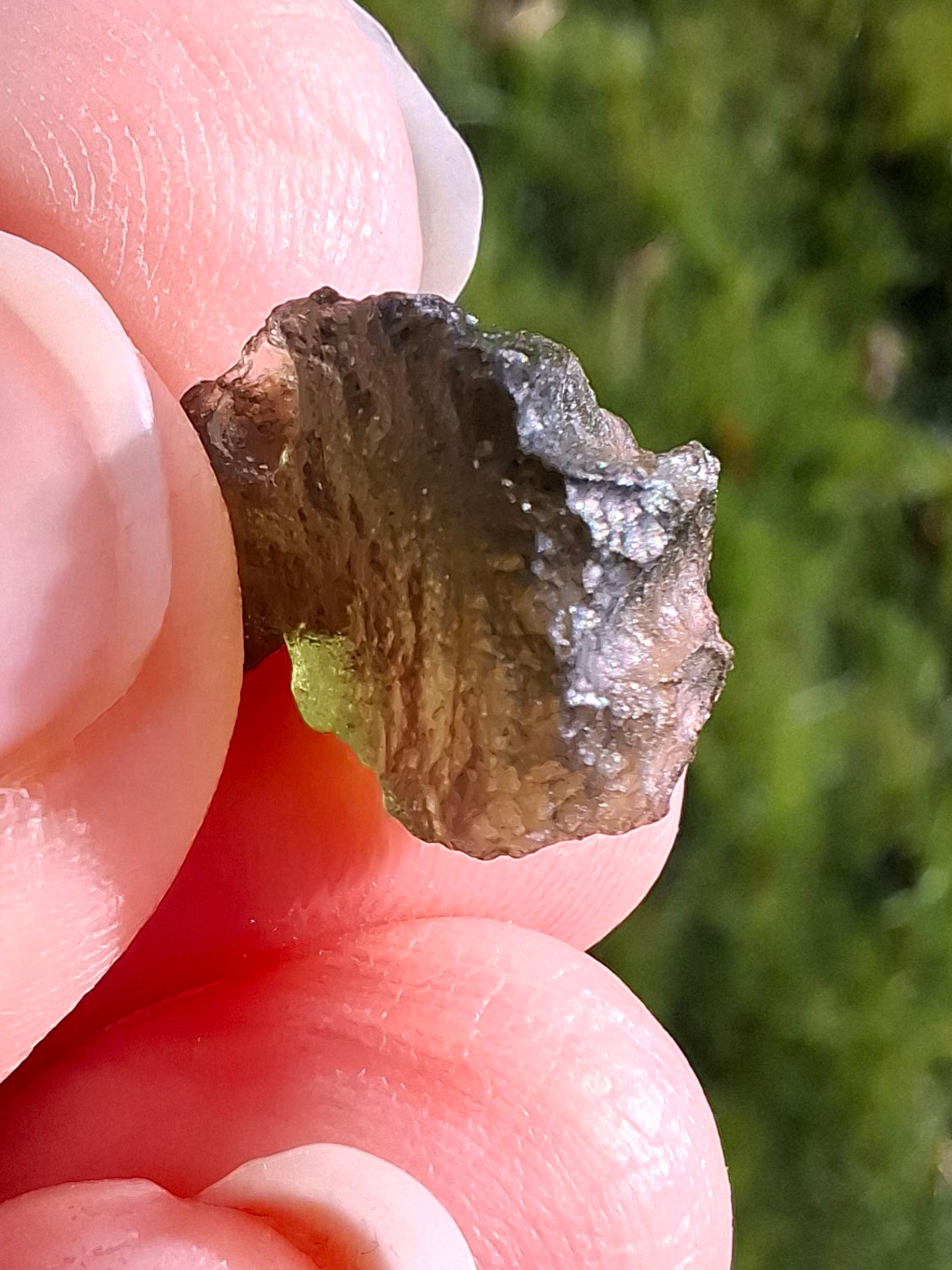 Moldavite Piece, 1.24g, Tektite (Ref: 1341)