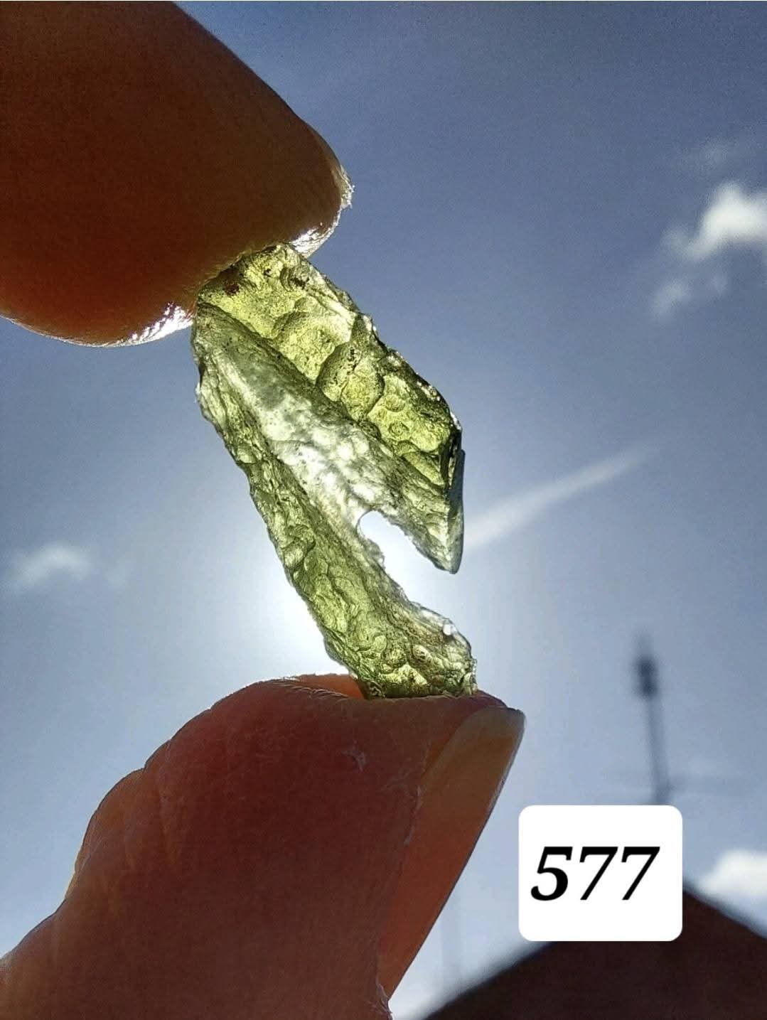 Moldavite Piece, 1.09g, Tektite (Ref: 577)