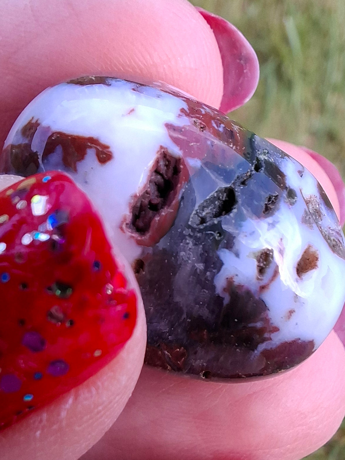 Ocean Jasper, Tumble Stone, Crystal (Ref: T198)