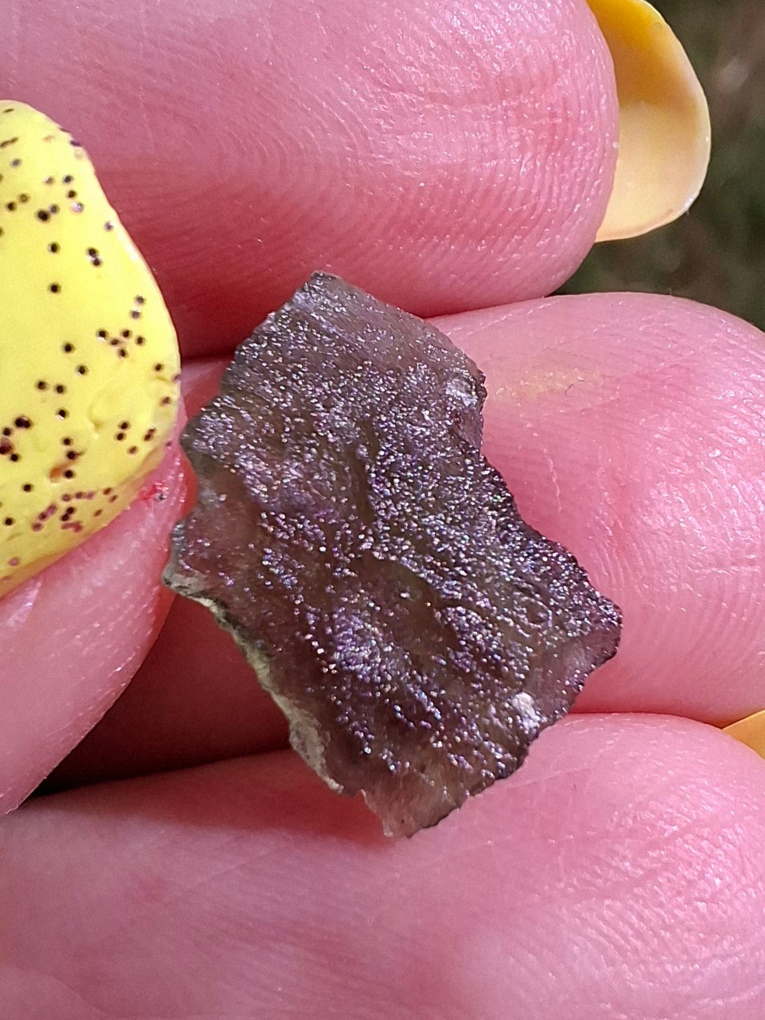 Moldavite Piece, 0.48g, Tektite (Ref: 1480)
