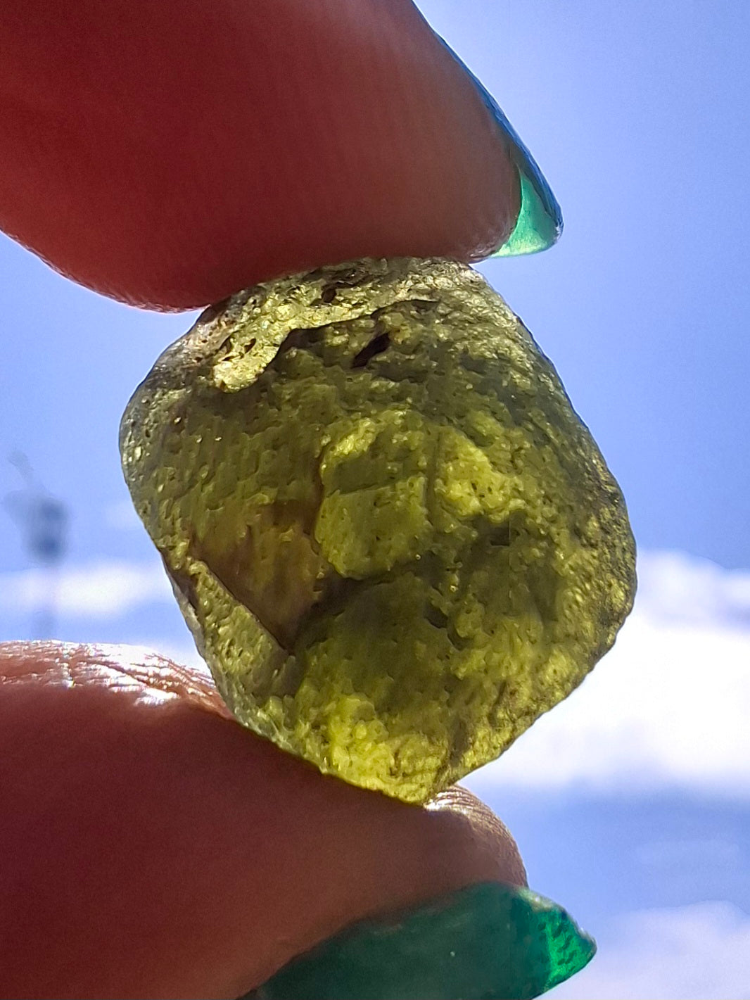 Moldavite Piece, 2.34g, Tektite (Ref: 1414)