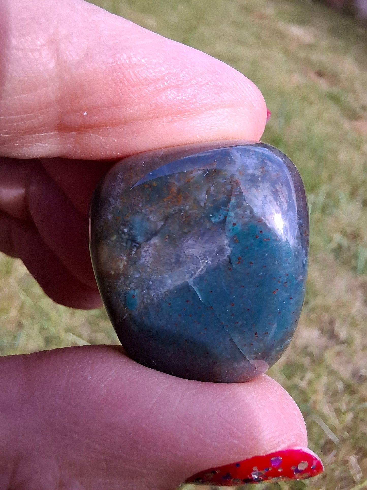 Ocean Jasper, Tumble Stone, Crystal (Ref: T202)