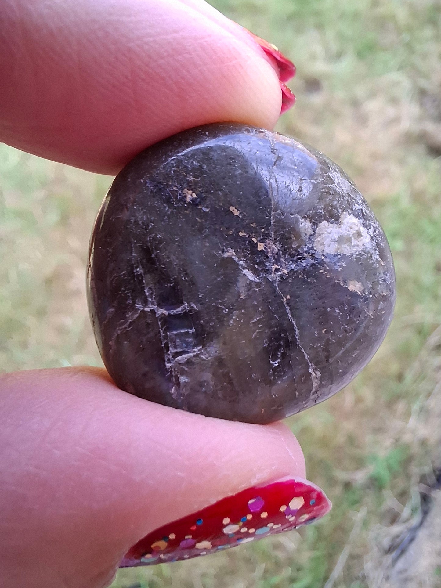 Labradorite, Tumble Stone, Crystal (Ref: T208)