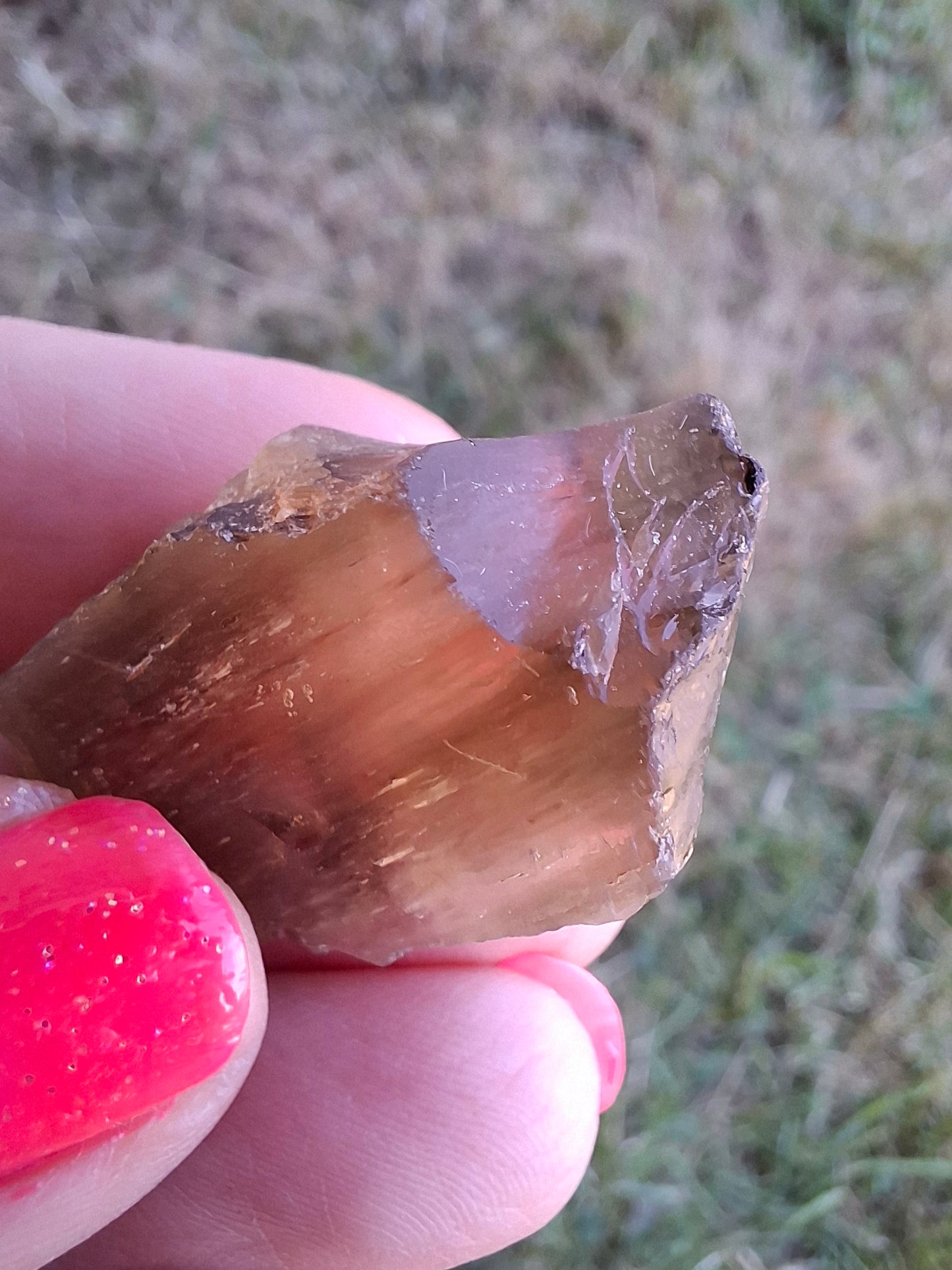Libyan Desert Glass (darker) Piece, 8.34g, Tektite (Ref: L1370)
