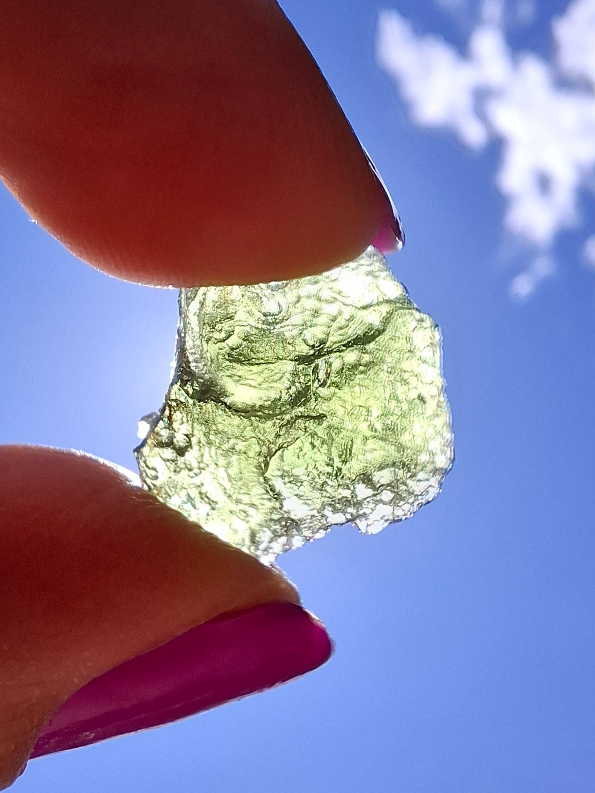 Moldavite Piece, 1.92g, Tektite (Ref: 1426)