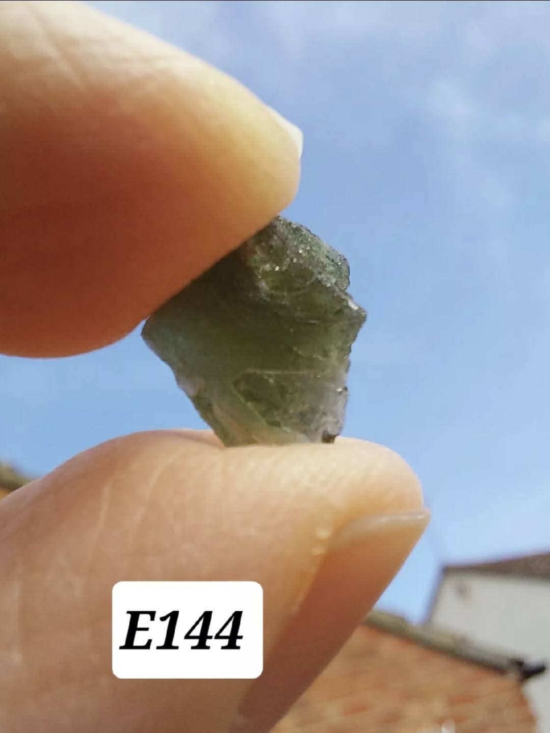 Moldavite Piece, 0.58g, Tektite (Ref: E144)