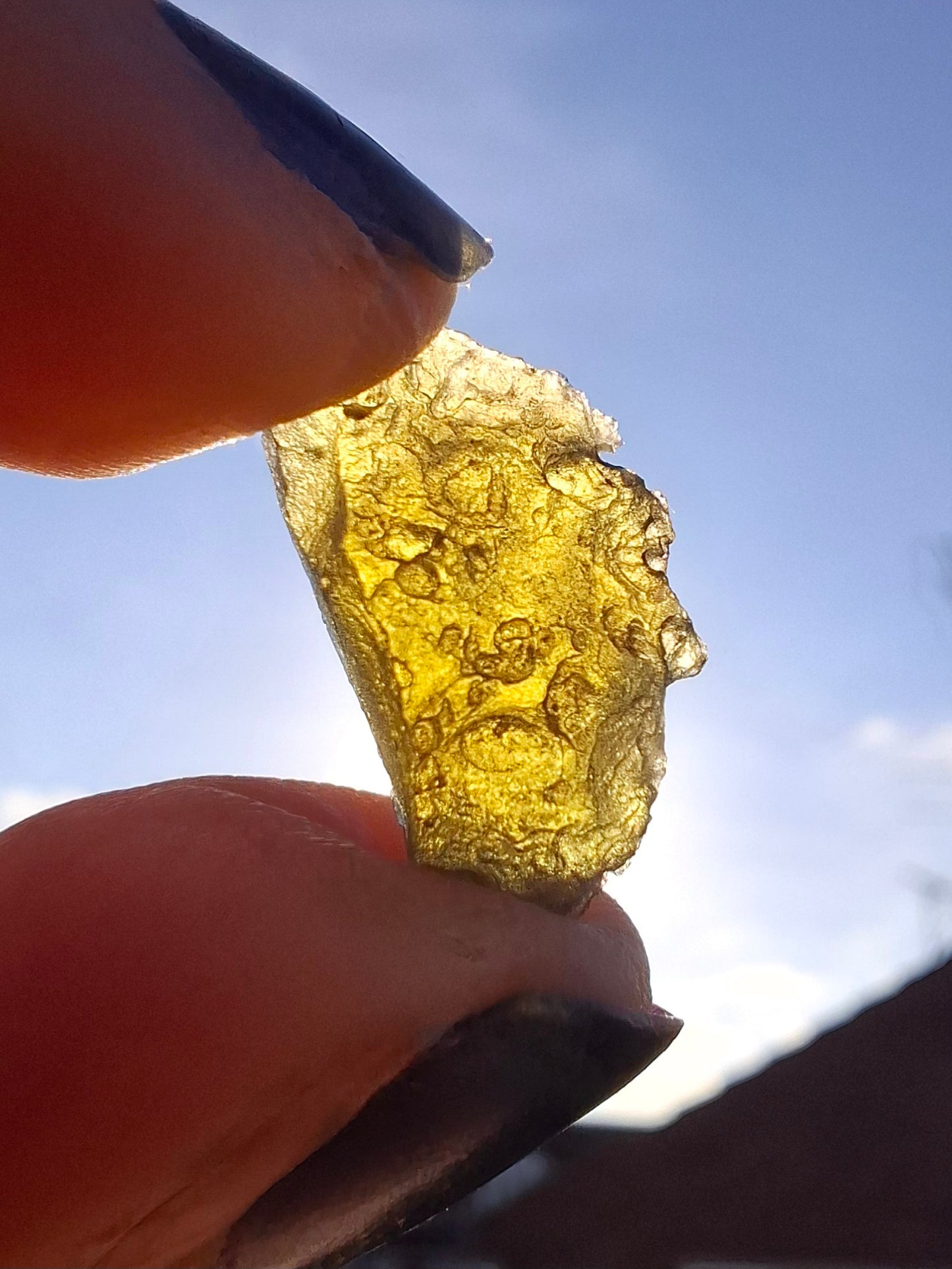 Moldavite Piece, 1.16g, Tektite (Ref: 1393)