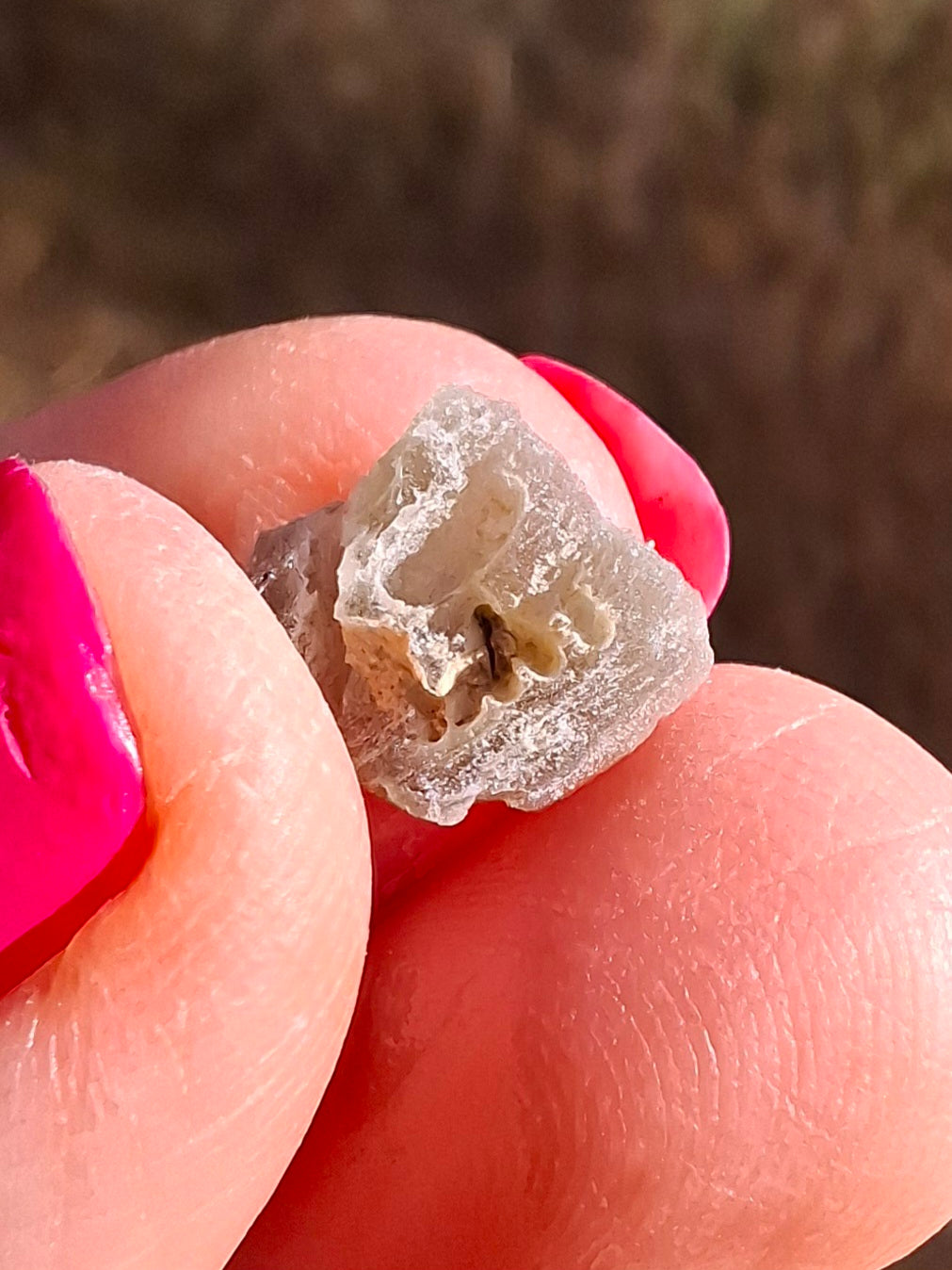 Moldavite Piece, SNOWFLAKE, FROSTED, BRUSNA, 0.31g, Tektite (Ref: 1500)
