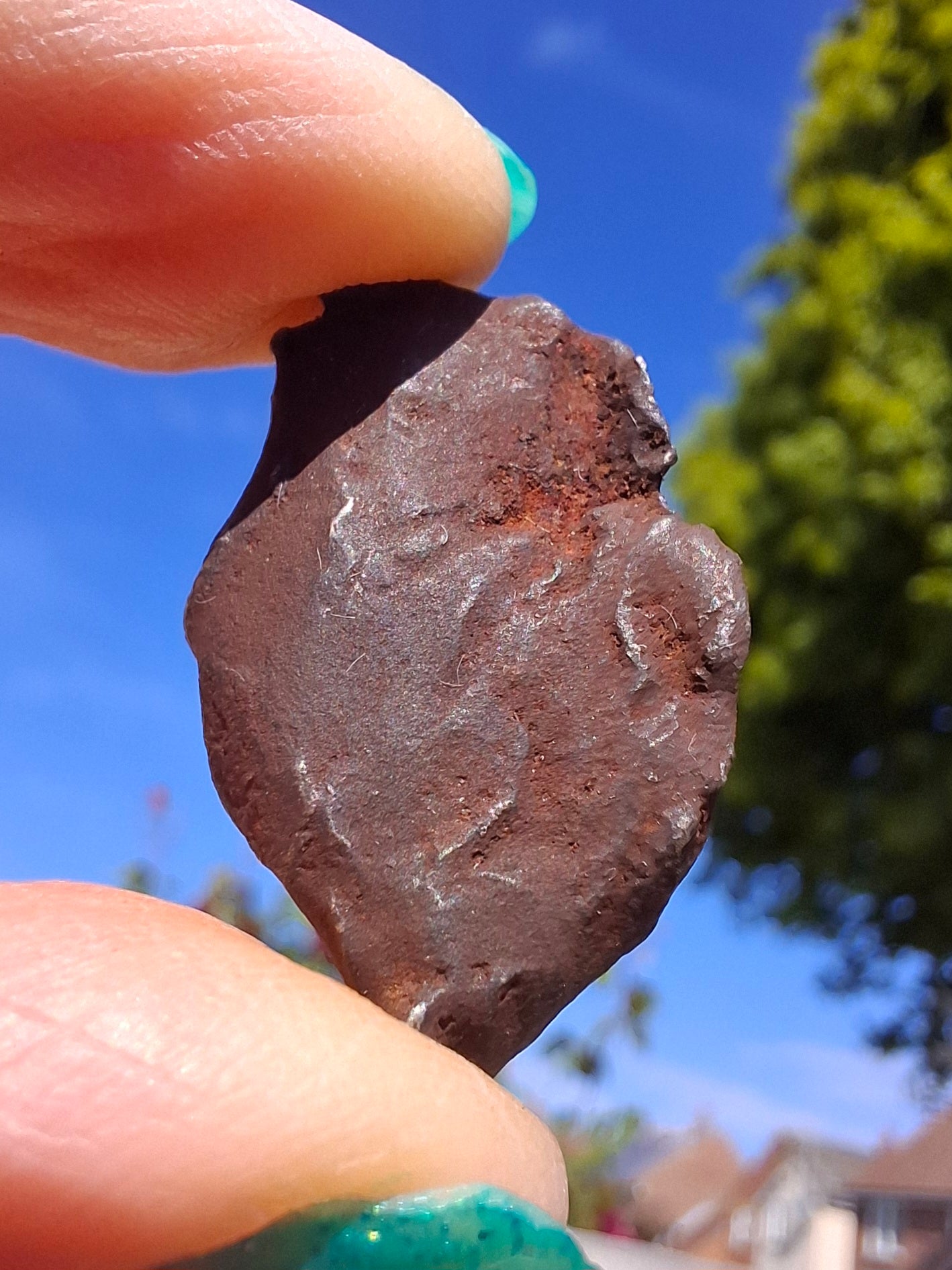 Gebel Kamil Iron Meteorite, 13.55g (Ref: K41)