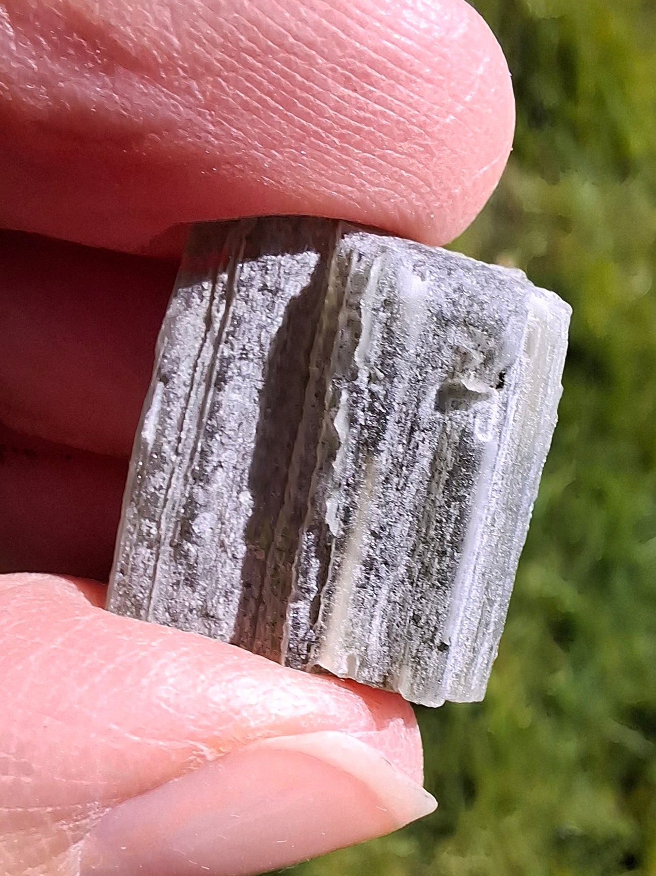 Moldavite Piece, SNOWFLAKE, FROSTED, BARTOCHOV, 3.12g, Tektite (Ref: 1365)
