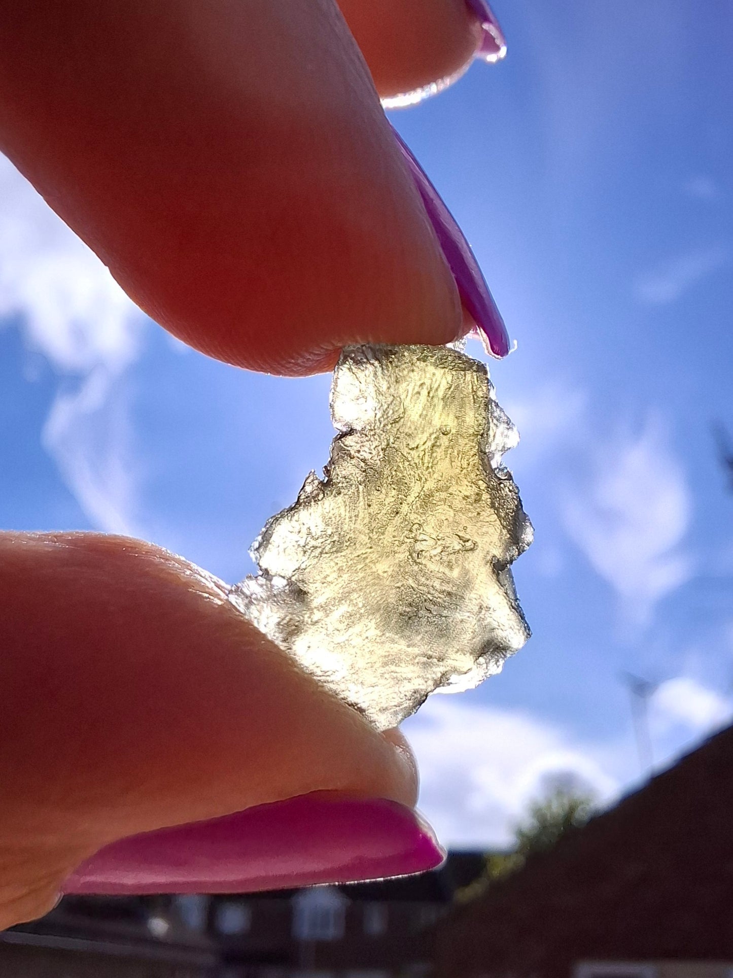 Moldavite Piece, 1.22g, Tektite (Ref: 1464)