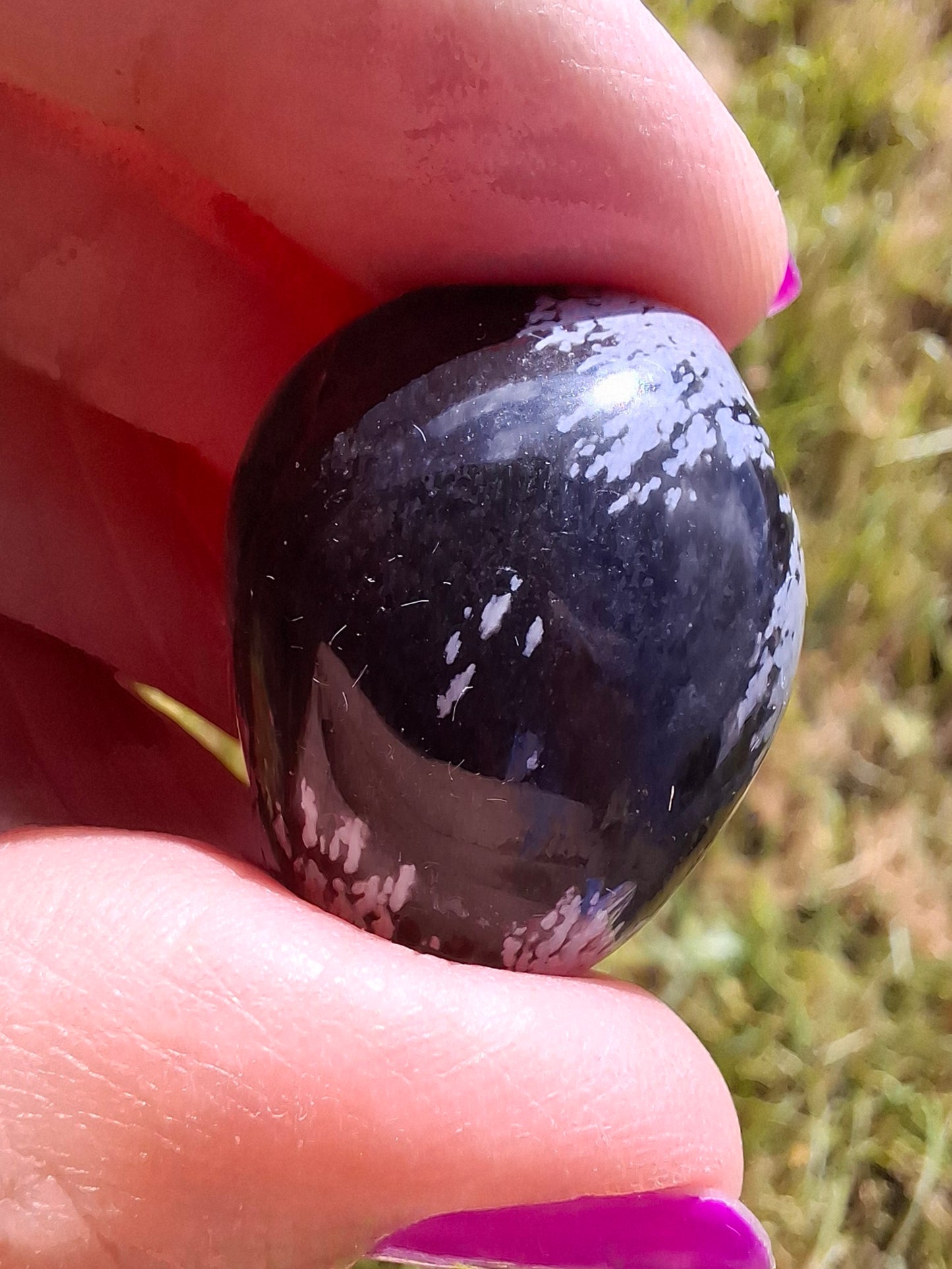 Snowflake Obsidian, Tumble Stone, Crystal (Ref: T98)