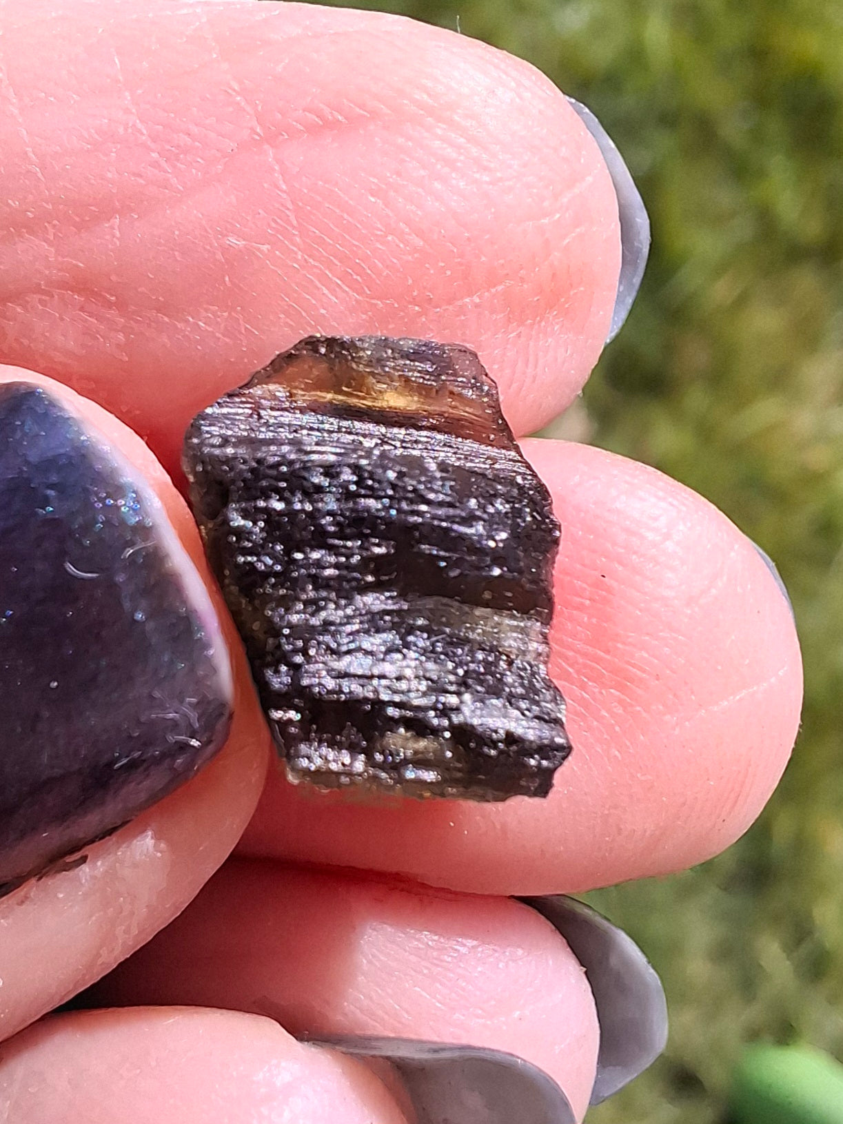 Moldavite Piece, 0.87g, Tektite (Ref: 1392)