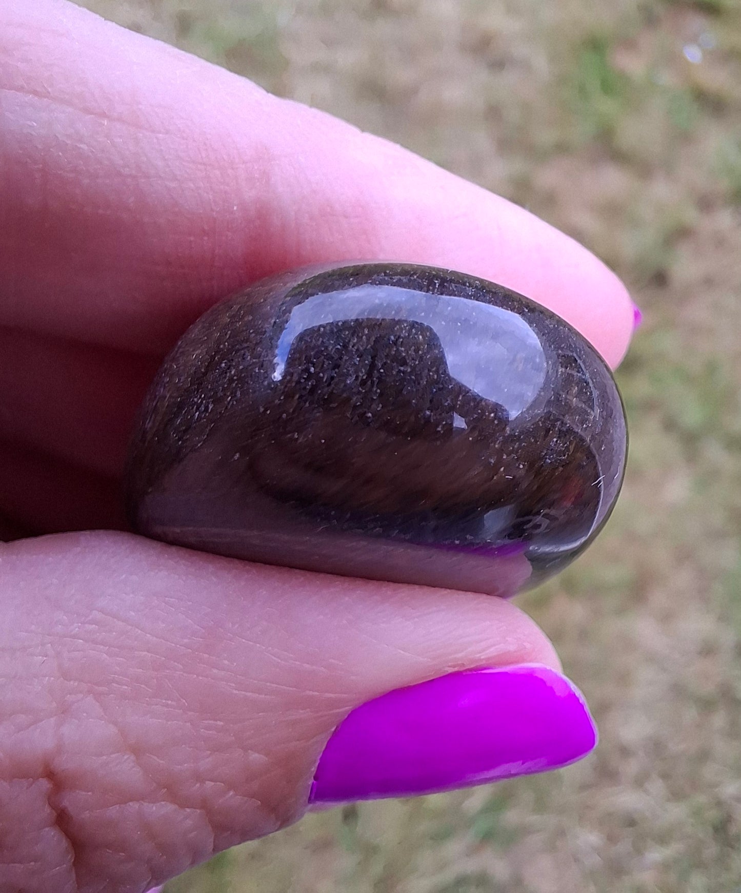 Blue Tigers Eye, Tumble Stone, Crystal (Ref: T19)