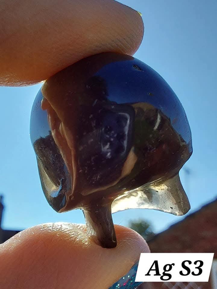 Agni Manitite SKULL Carving, 13.06g, Crystal (Ref: Ag S3)