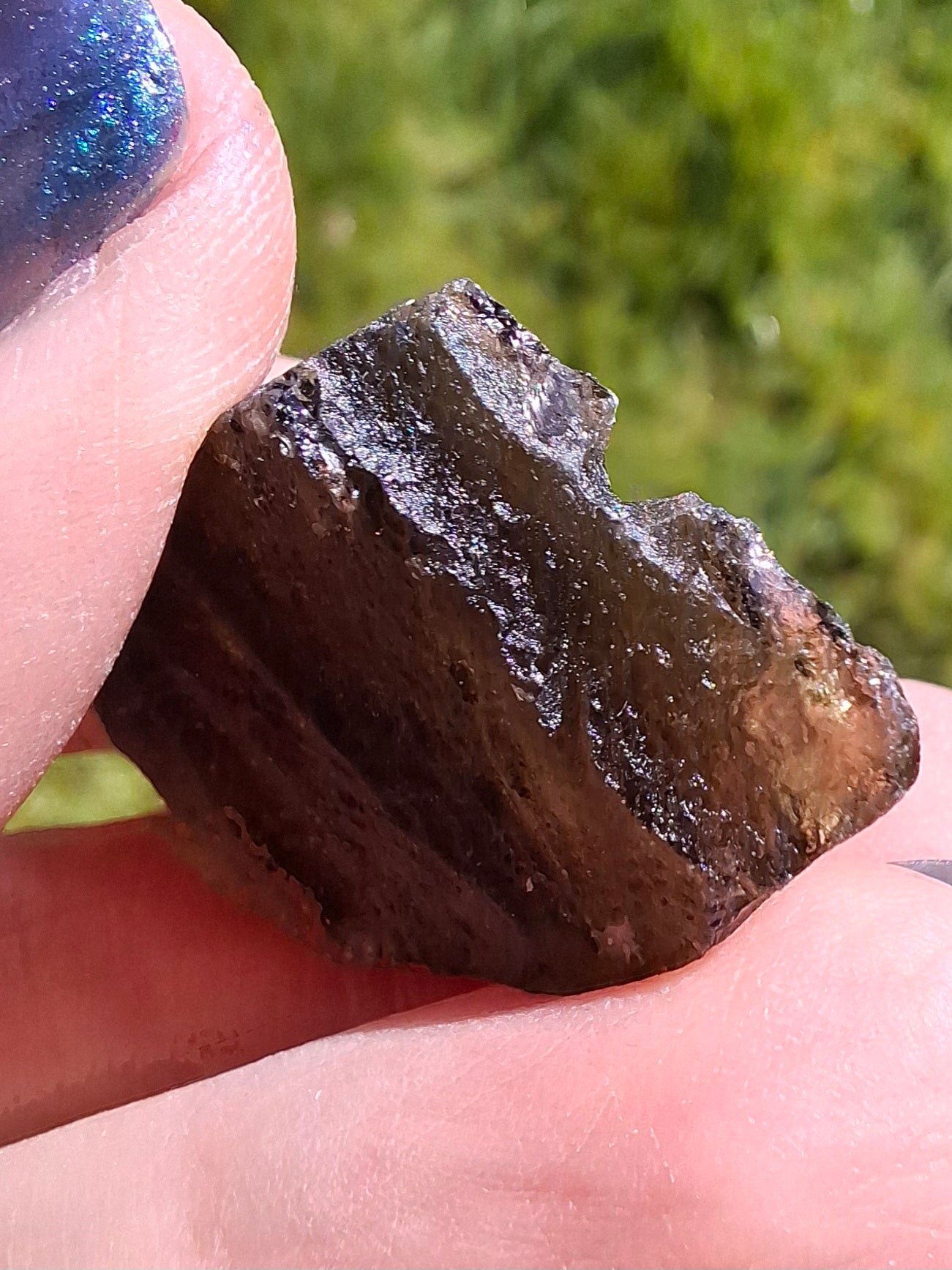 Moldavite Piece, JAKULE, 7.00g, Tektite (Ref: 1376)