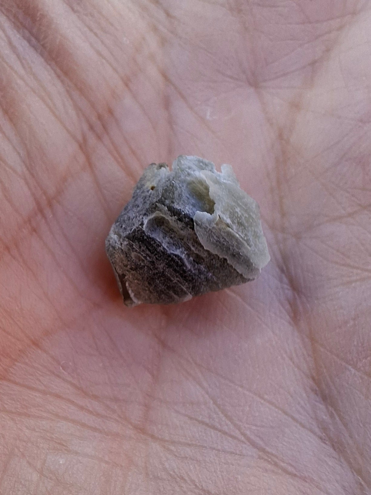 Moldavite Piece, SNOWFLAKE, FROSTED, BRUSNA, 1.05g, Tektite (Ref: 1490)