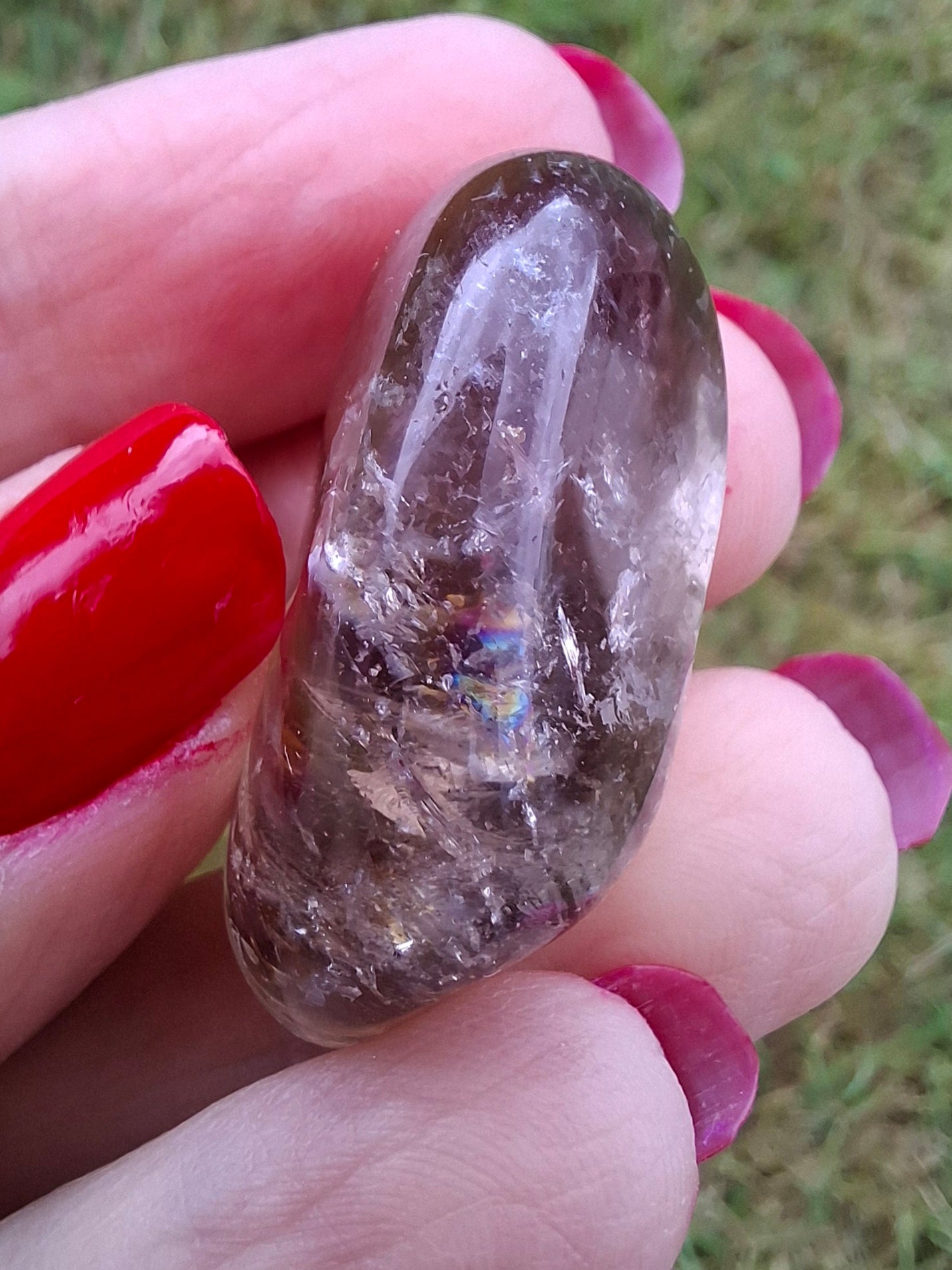 Smoky Quartz, Tumble Stone, Crystal (Ref: T104)