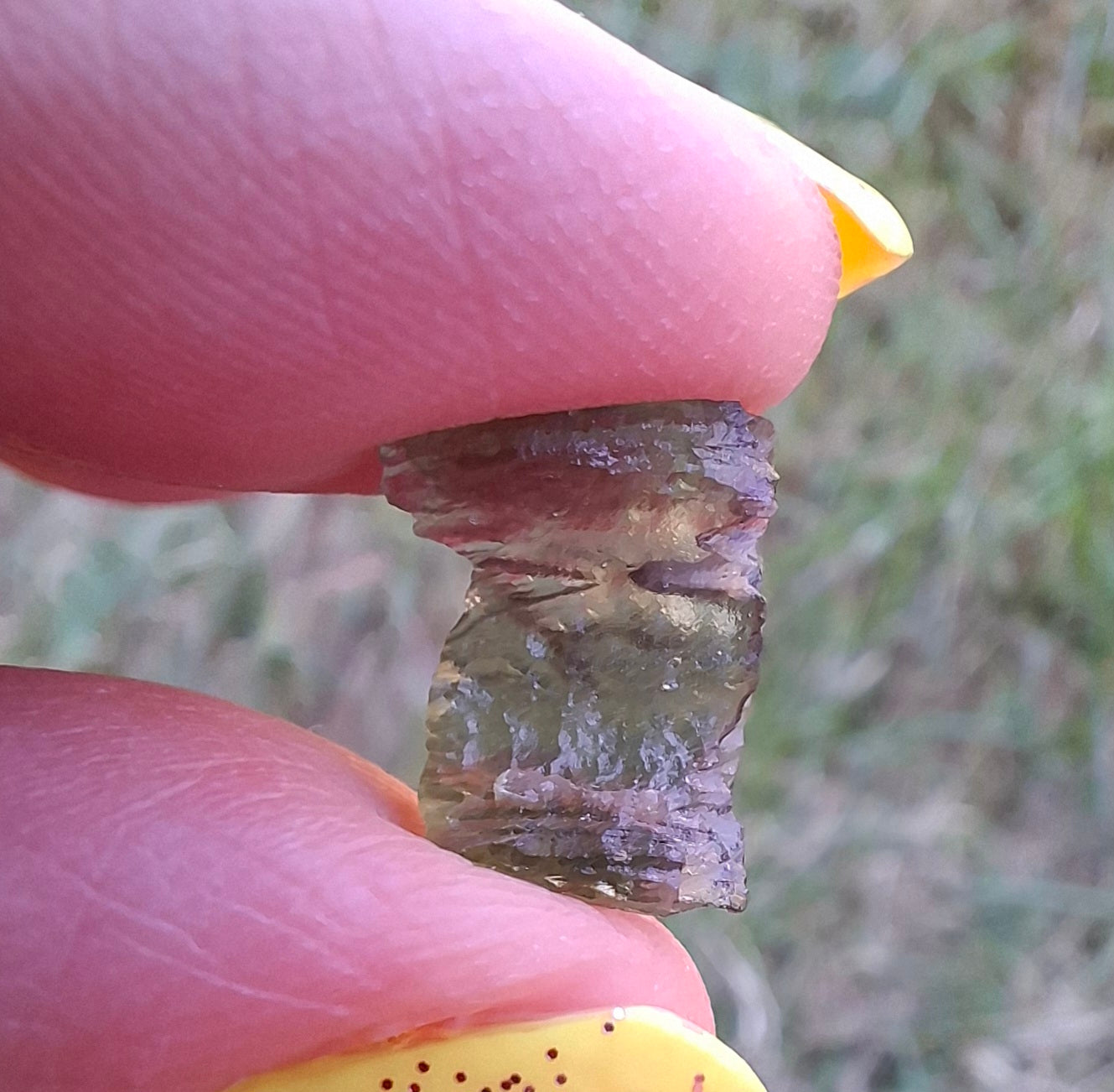 Moldavite Piece, 0.56g, Tektite (Ref: 1474)