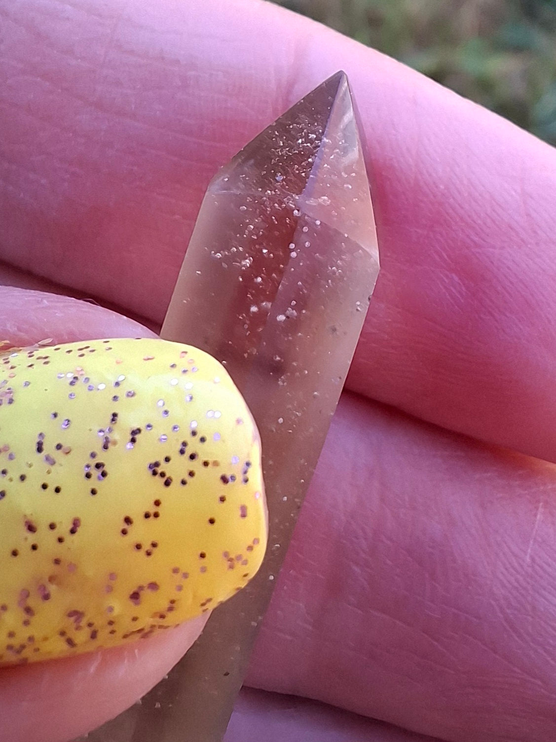Libyan Desert Glass DT Carving, 4.57g, Tektite (Ref: LDT8)