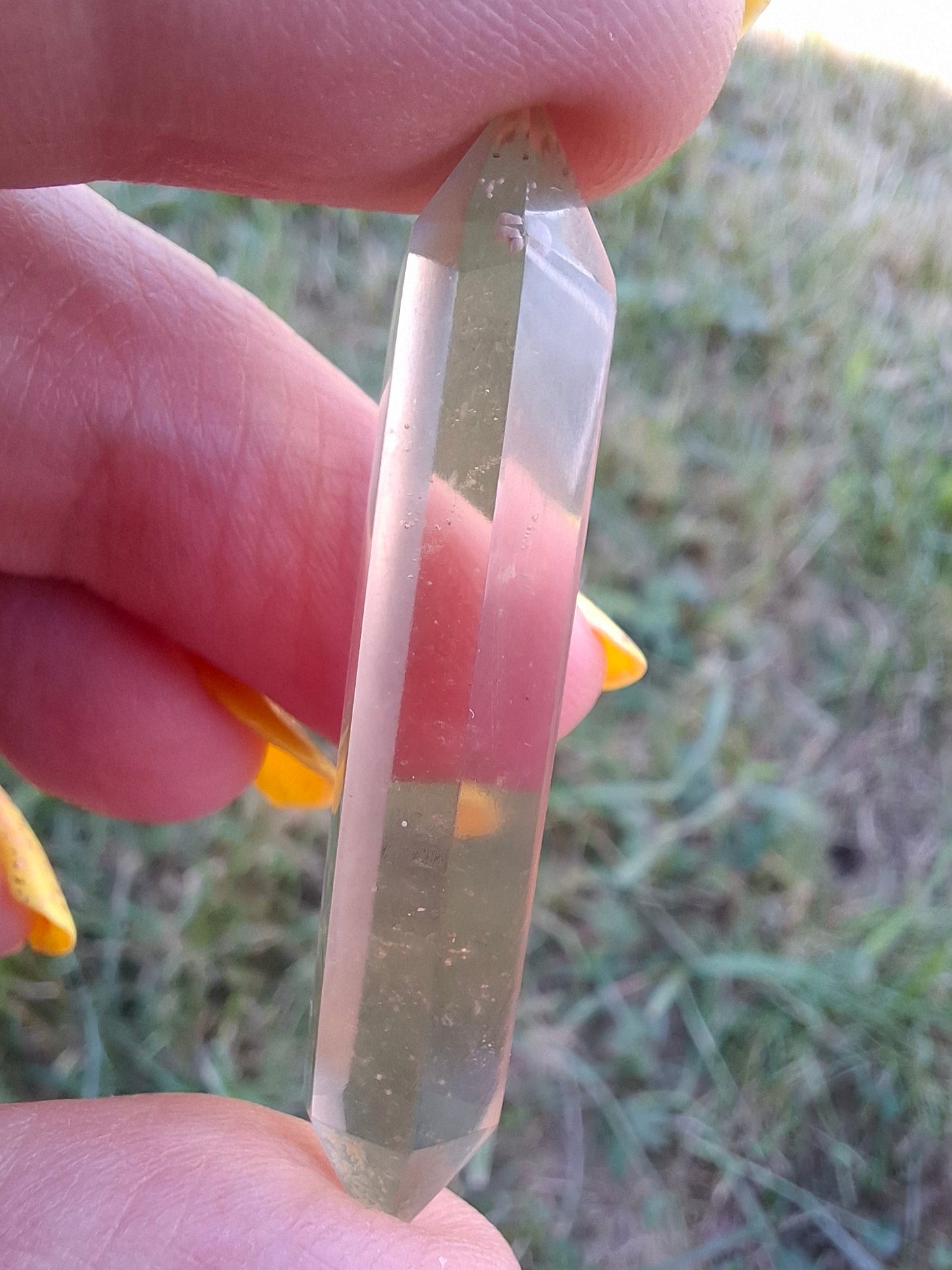 Libyan Desert Glass DT Carving, 4.68g, Tektite (Ref: LDT7)