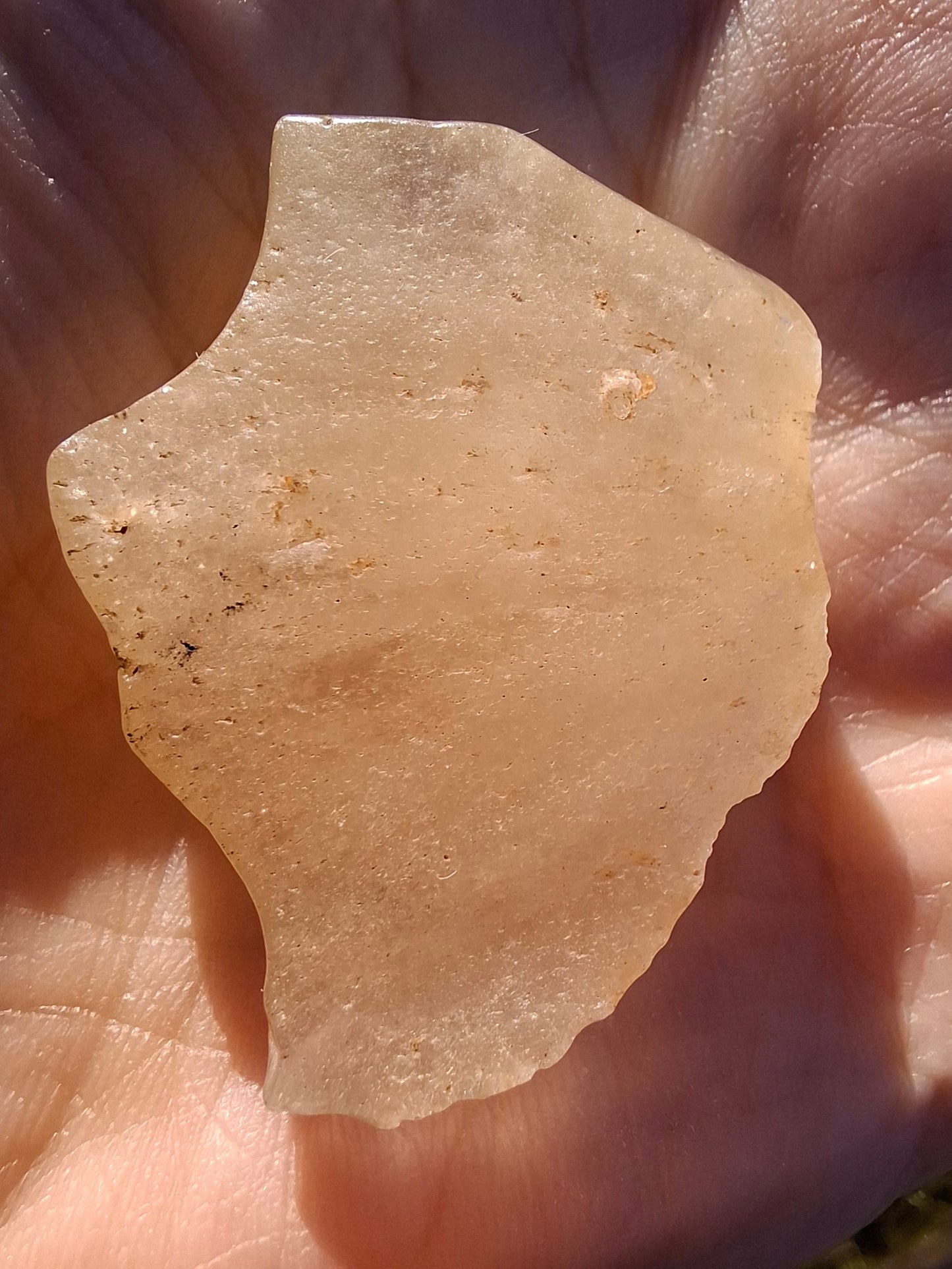 Libyan Desert Glass Piece, 12.31g, Tektite