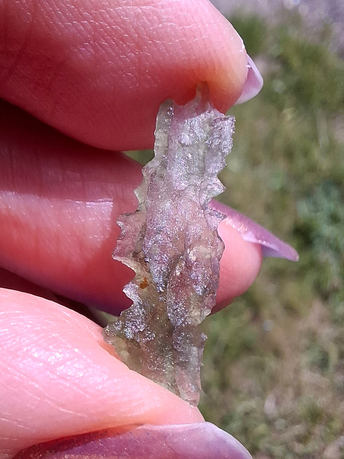 Moldavite Piece, 0.33g, Tektite (Ref: 1488)