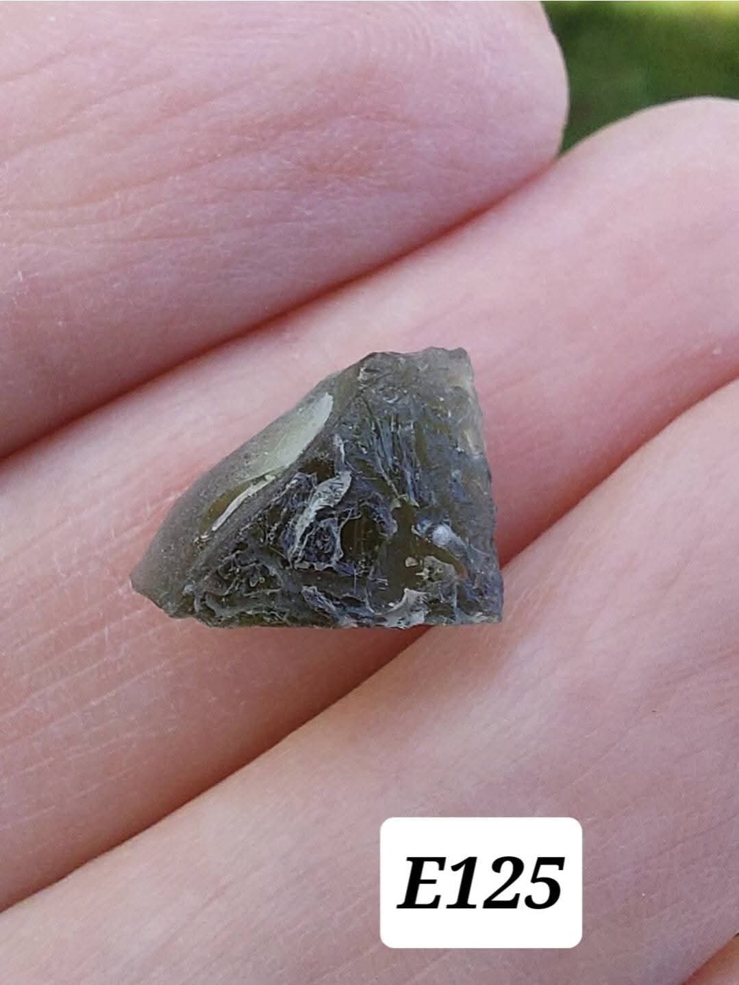 Moldavite Piece, 0.78g, Tektite (Ref: E125)