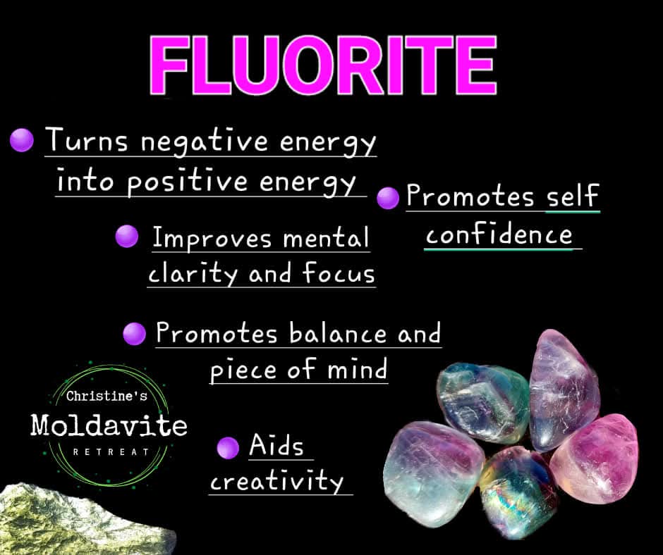 Fluorite, Tumble Stone, Crystal (Ref: T48)