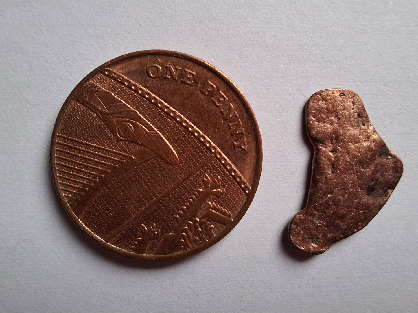 Native Copper Nugget, 0.96g, (Ref: COP7)