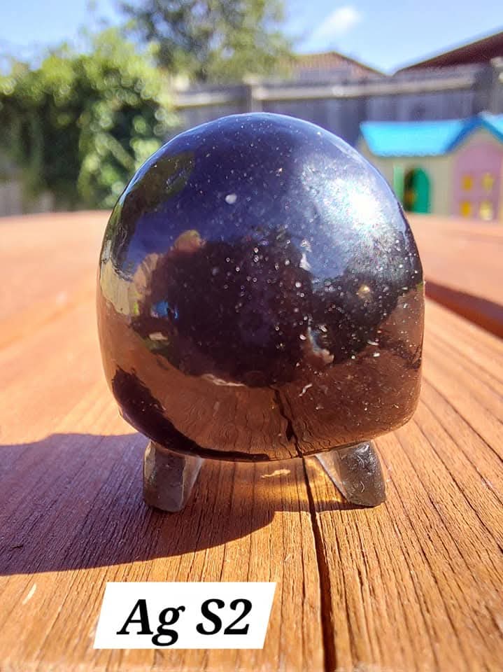 Agni Manitite SKULL Carving, Crystal (Ref: Ag S2)