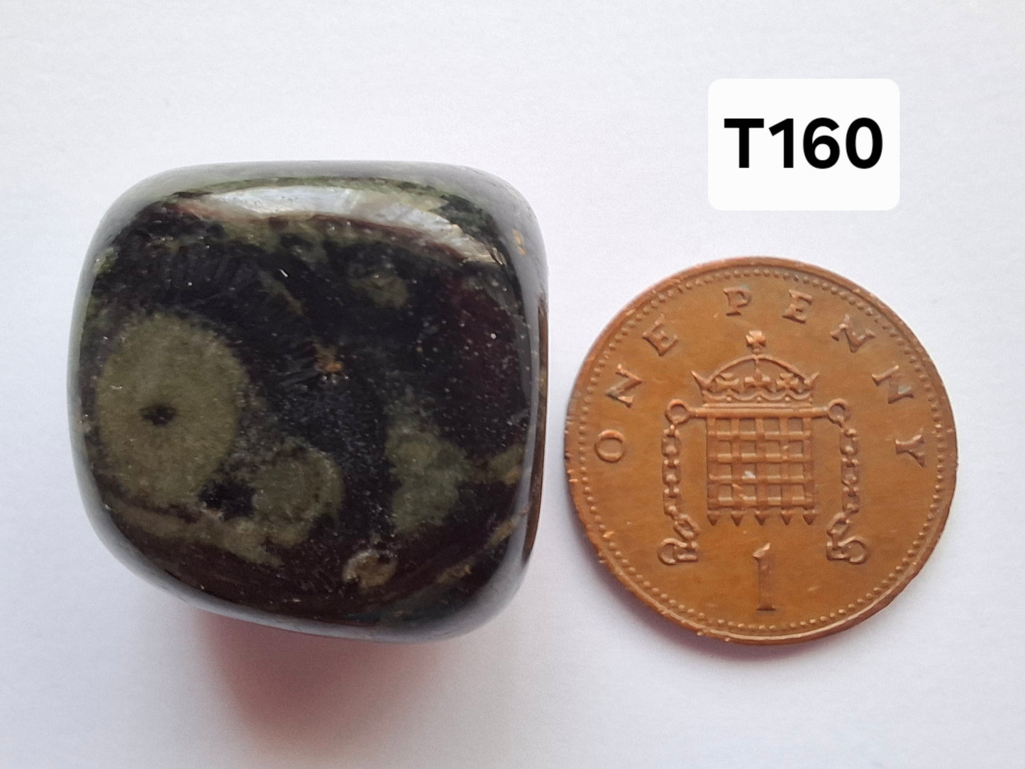 Kambaba Jasper, Tumble Stone, Crystal (Ref: T160)