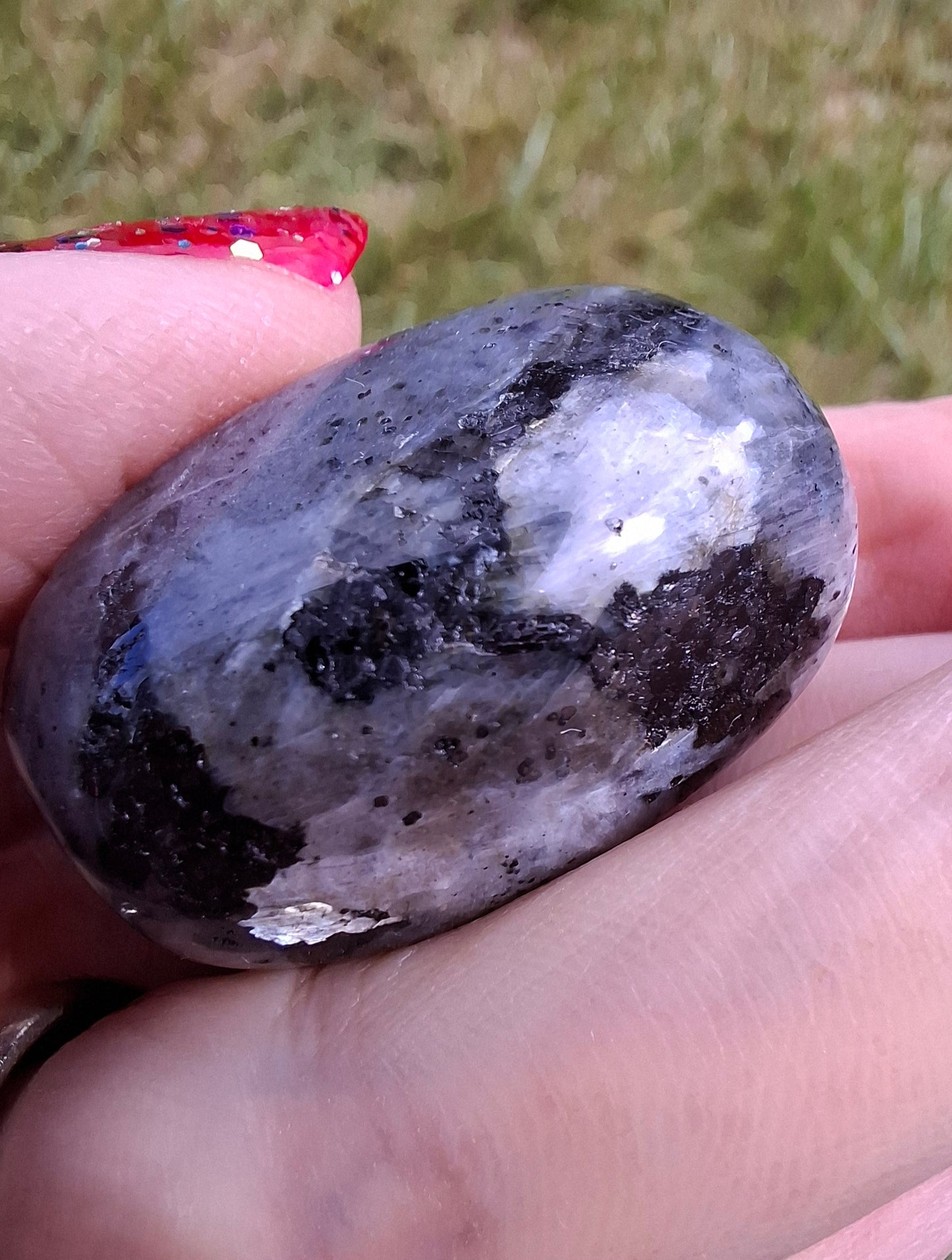 Larvikite, Tumble Stone, Crystal (Ref: T124)